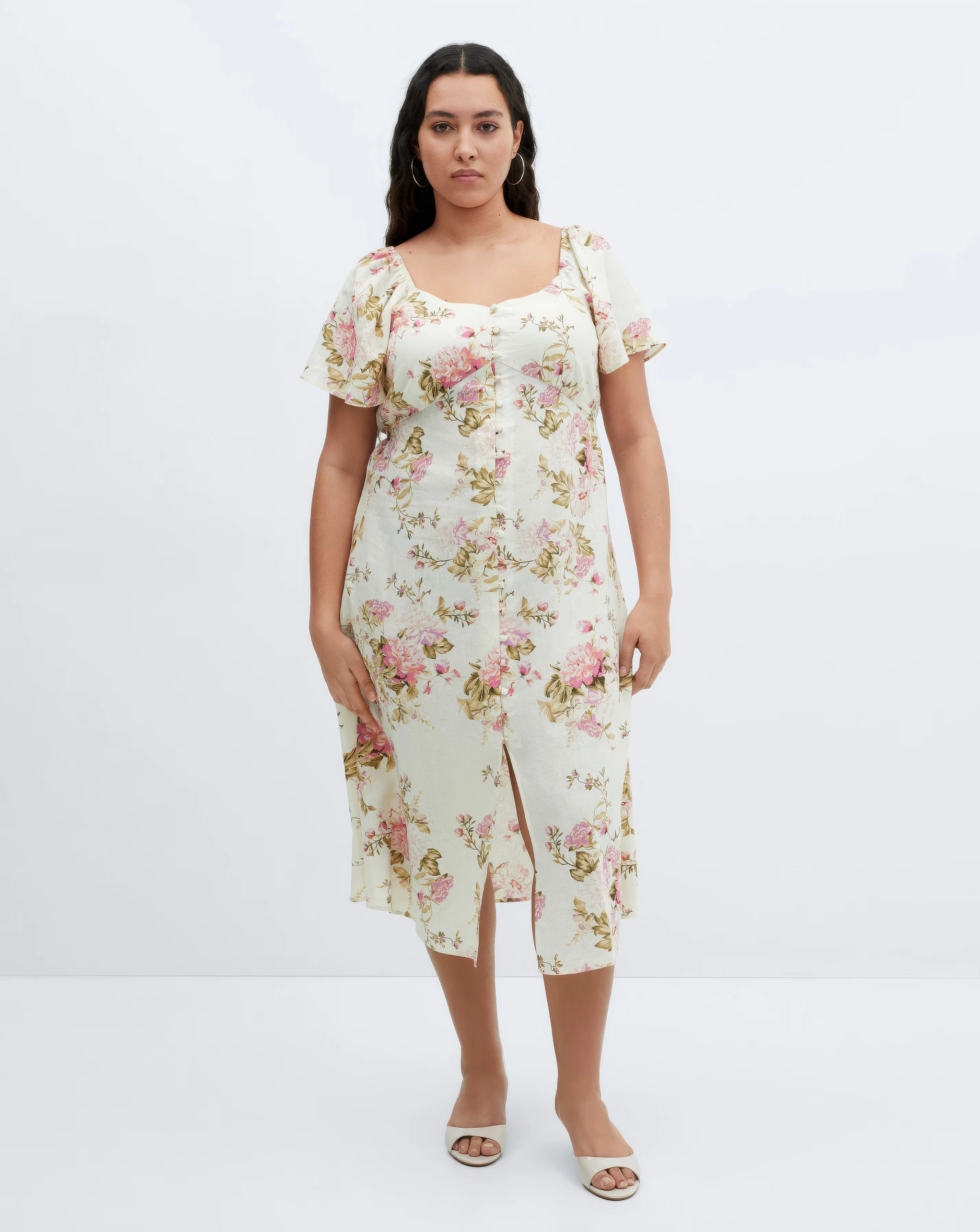 Mango Buttoned Floral Print Linen Blend Midi Dress 1 101030-mango-buttoned-floral-print-linen-blend-midi-dress-1.webp