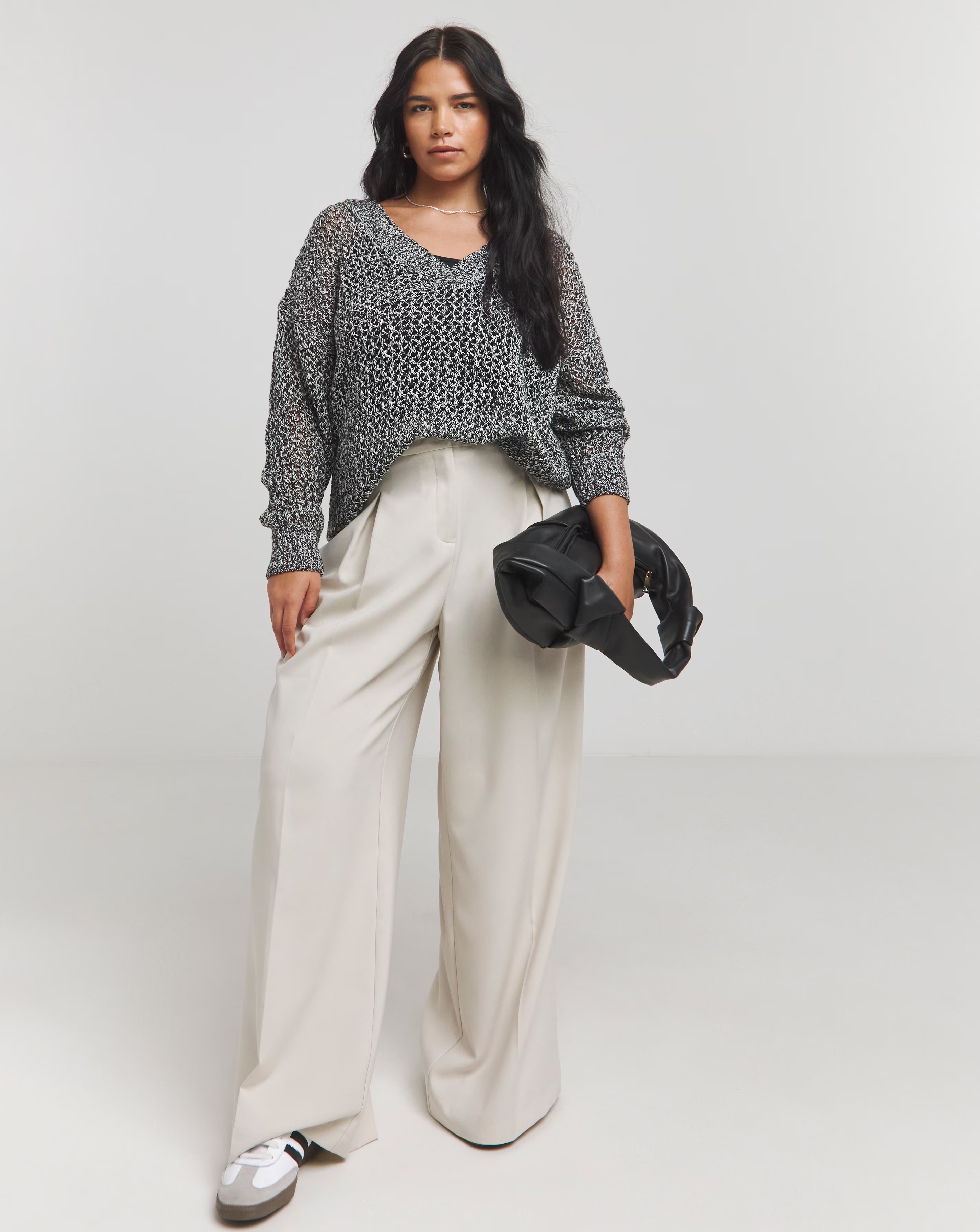 101497-grey-twist-open-knit-v-neck-slouchy-longline-jumper-1.webp