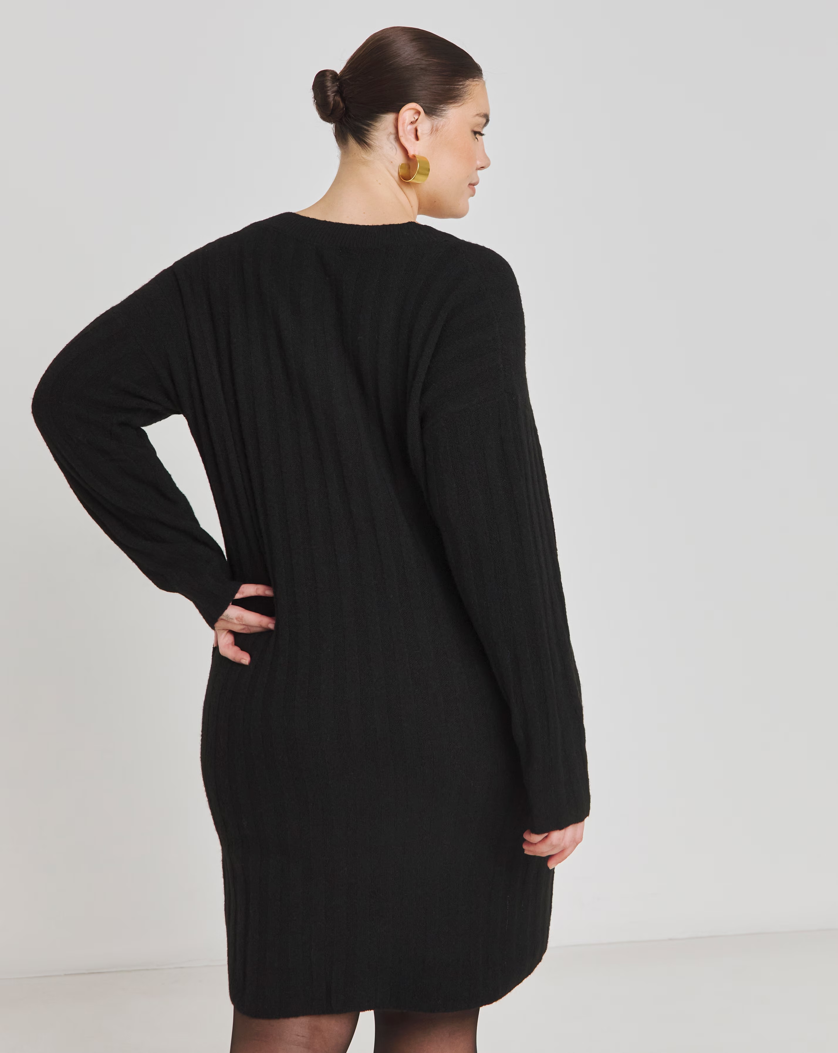 101939-black-rib-flute-sleeve-v-neck-mini-dress-1.jpg