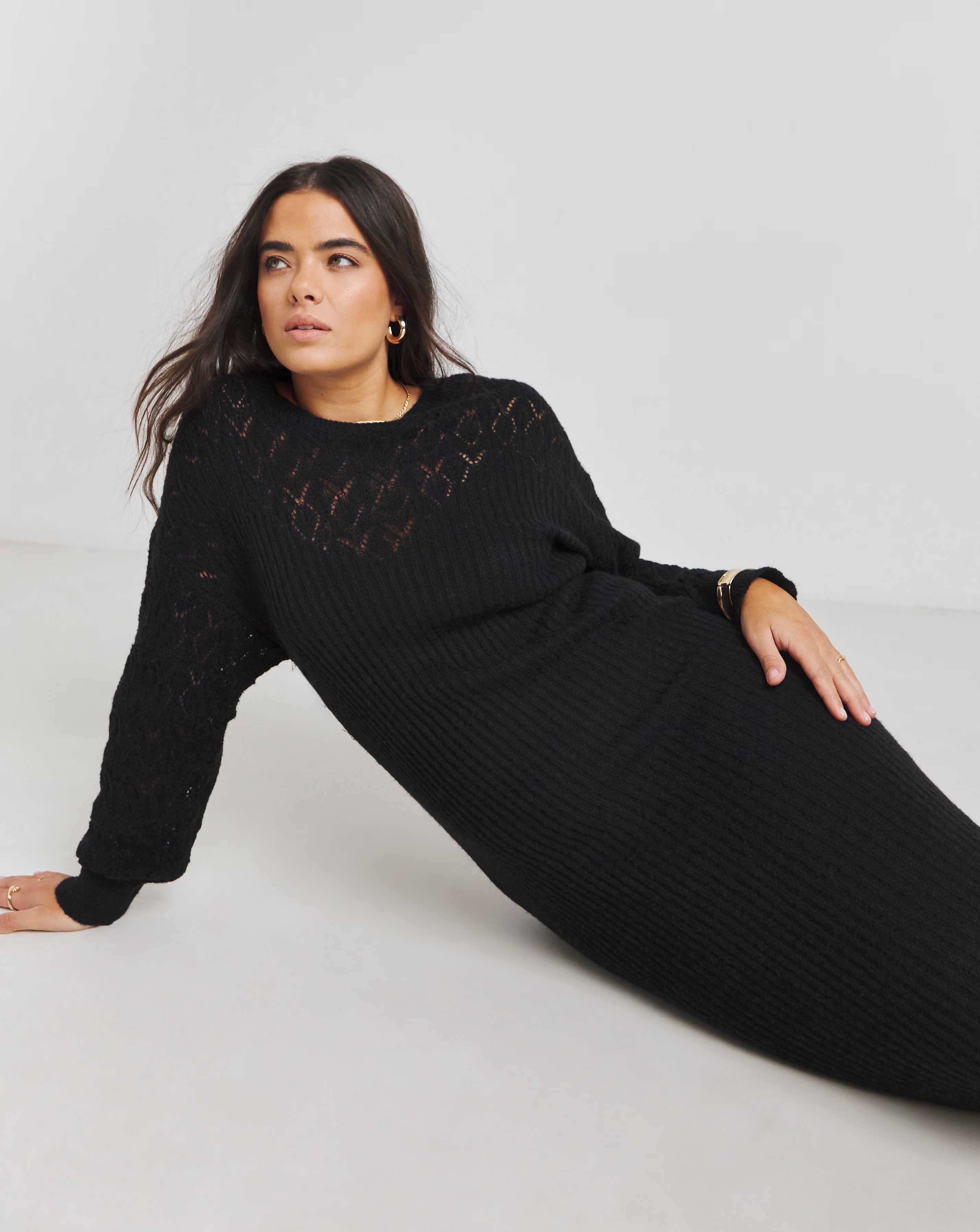 102276-black-pointelle-rib-knitted-dress-1.webp