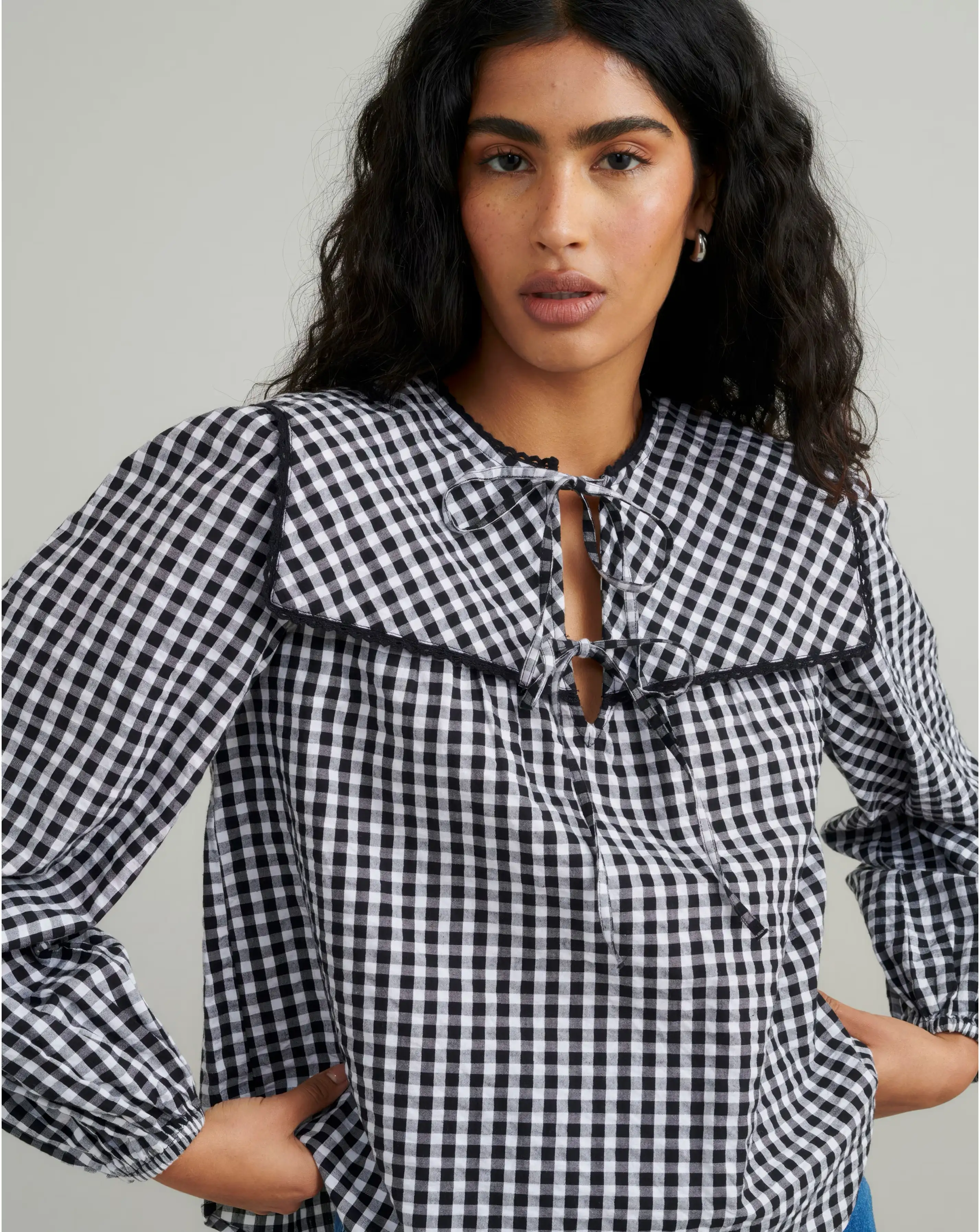 Nobody's Child Gingham Check Birdie Blouse 1 102483-nobody-x27-s-child-gingham-check-birdie-blouse-1.webp