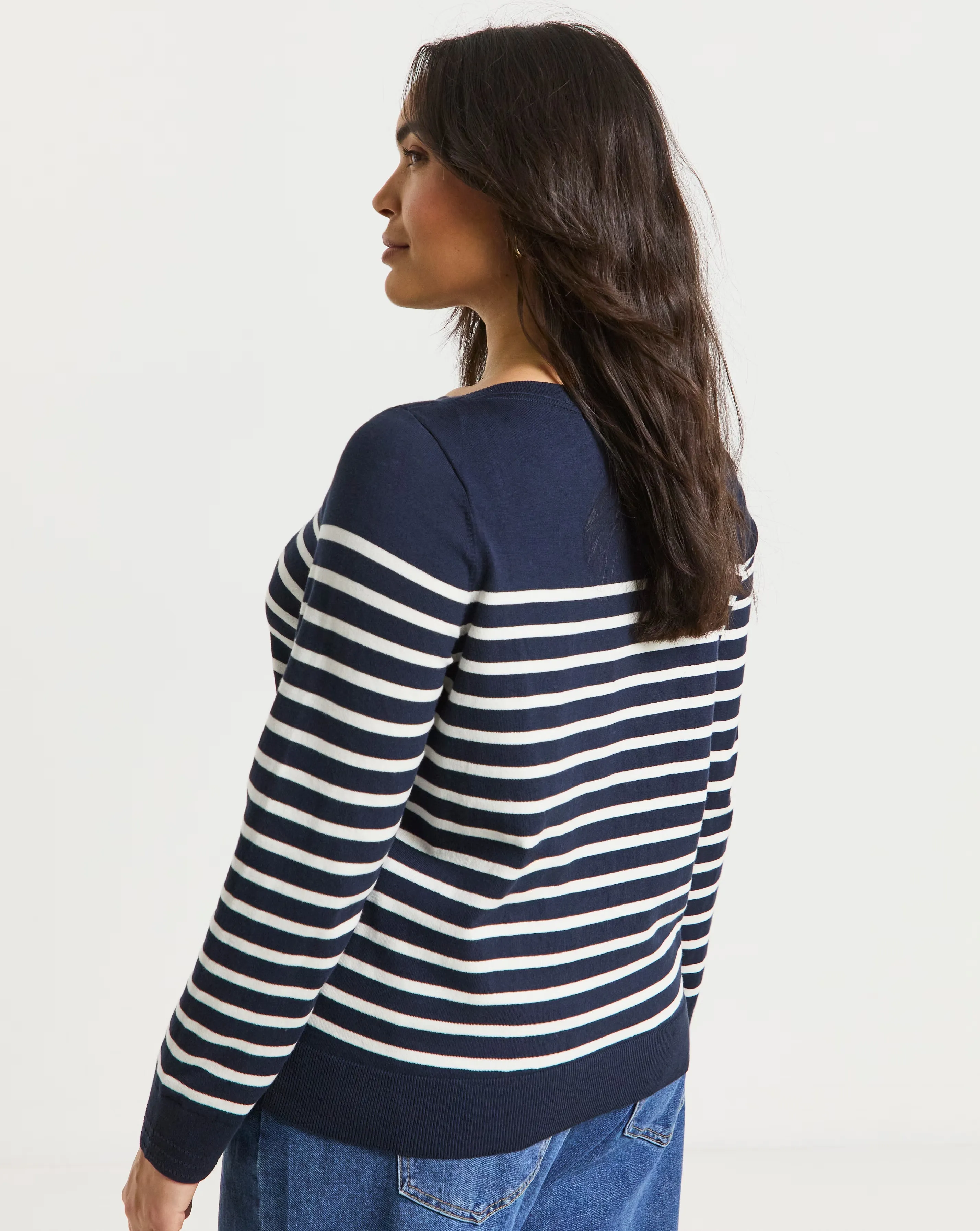 Tommy Hilfiger Jersey Stitch Long Sleeve Boat Neck Sweater