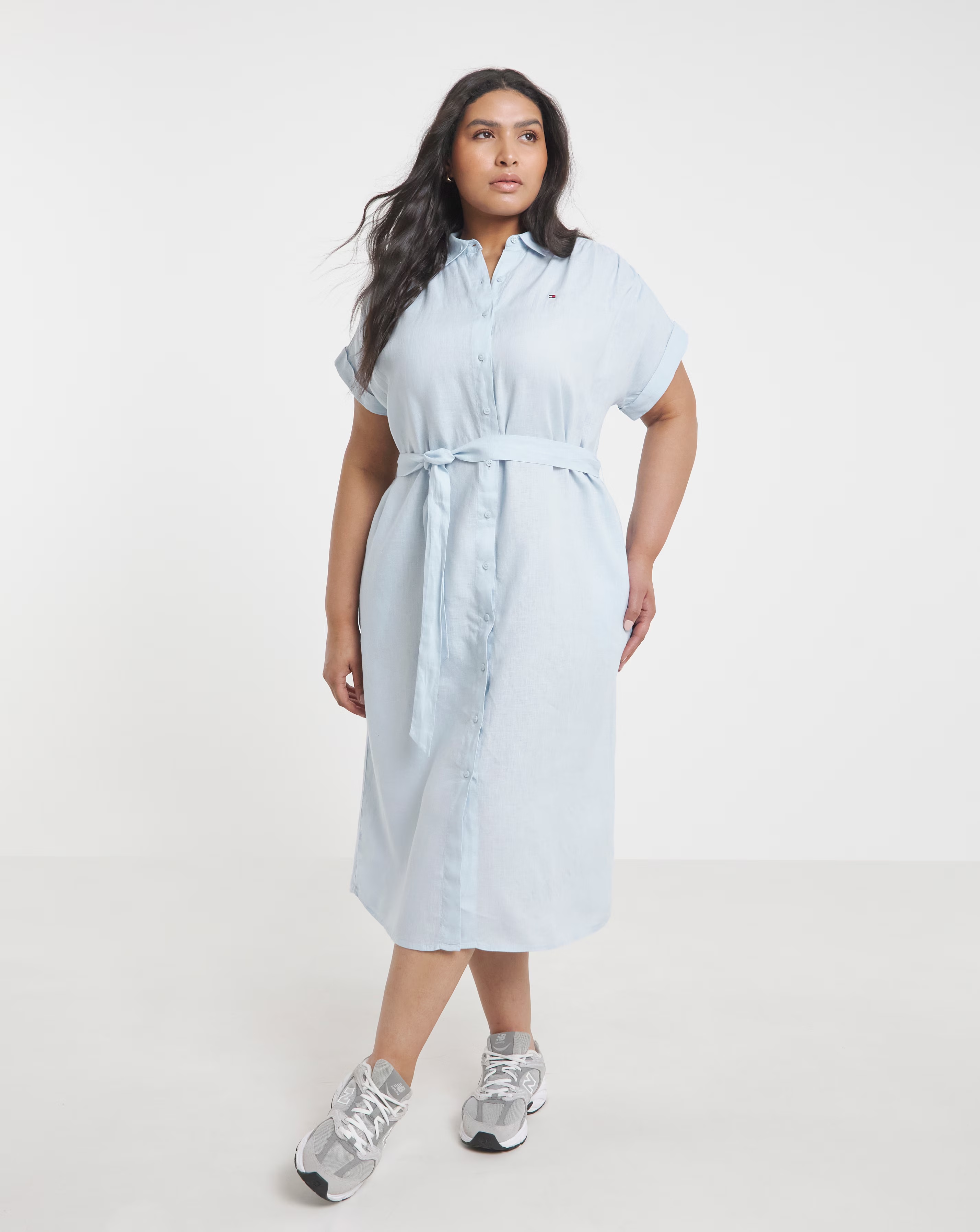 Tommy Hilfiger Linen Belted Short Sleeve Midi Dress 1 103057-tommy-hilfiger-linen-belted-short-sleeve-midi-dress-1.jpg