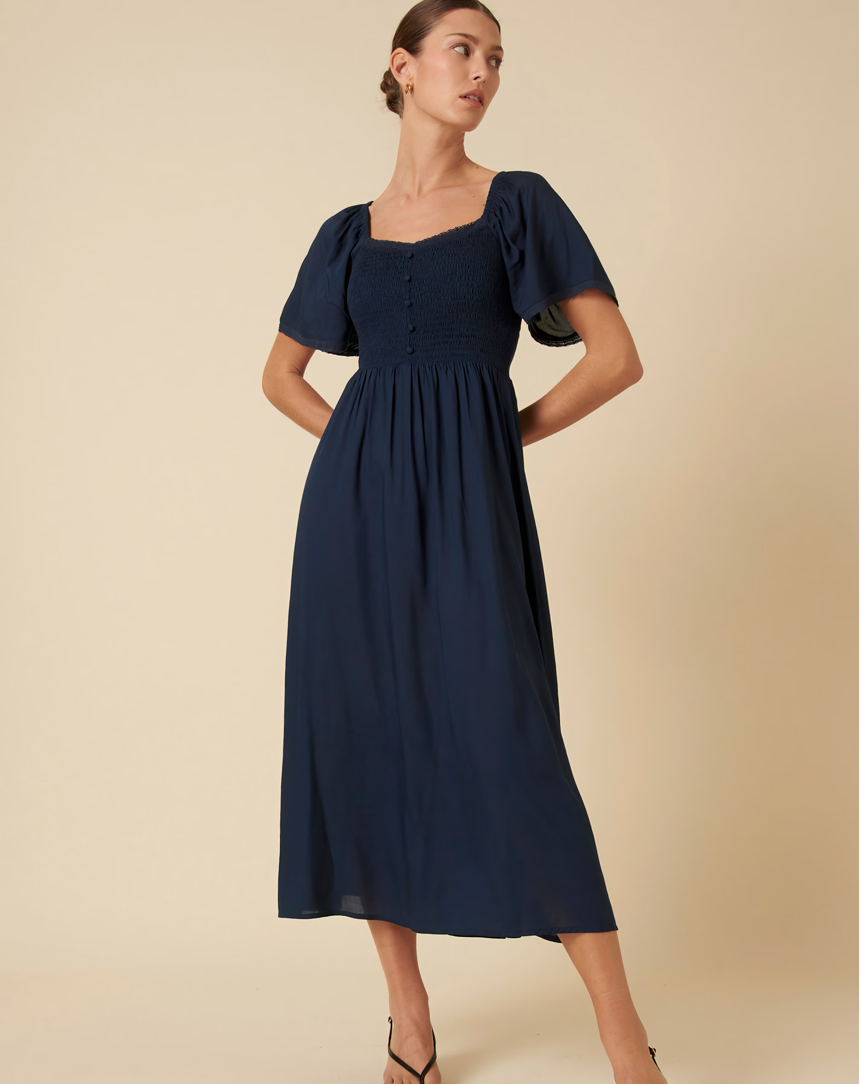 Nobody's Child Mia Midi Dress Plain 1 103353-nobody-x27-s-child-mia-midi-dress-plain-1.jpg