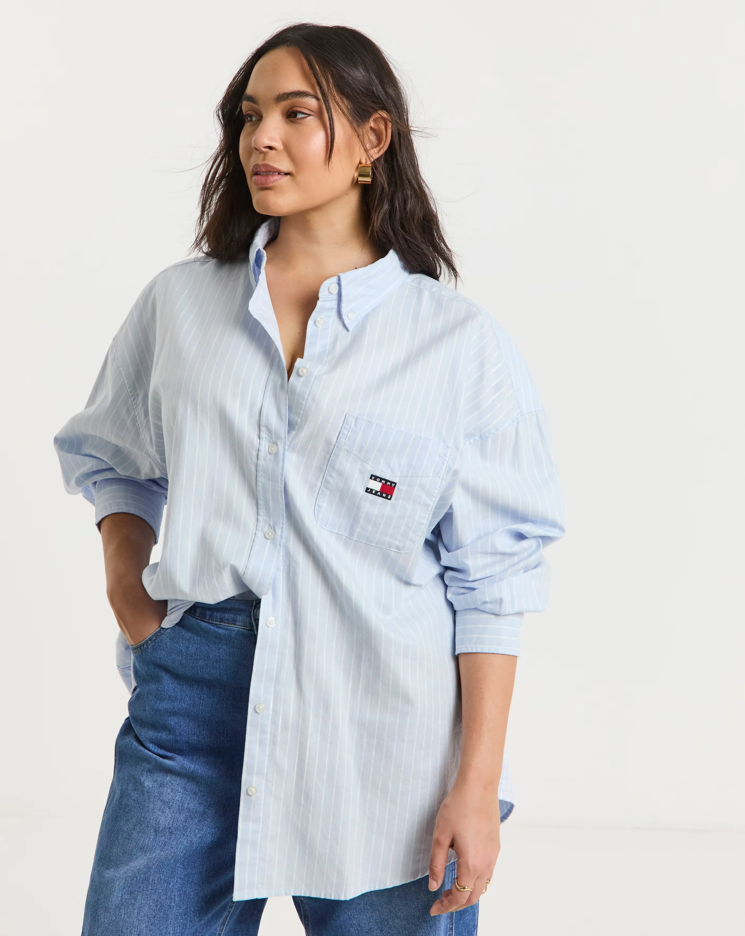 Tommy Jeans Oversized Badge Shirt