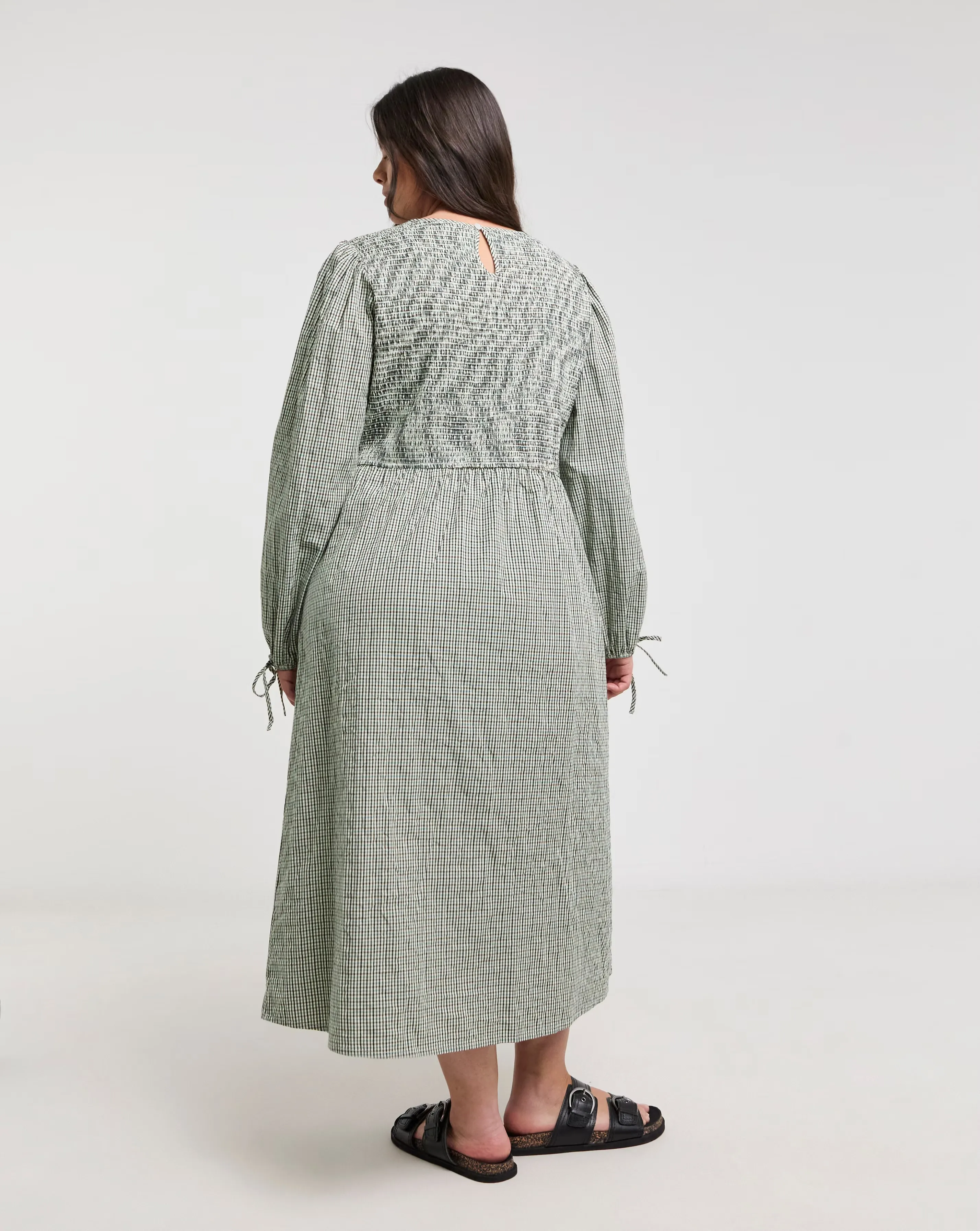 103786-native-youth-shirred-check-midi-dress-1.webp