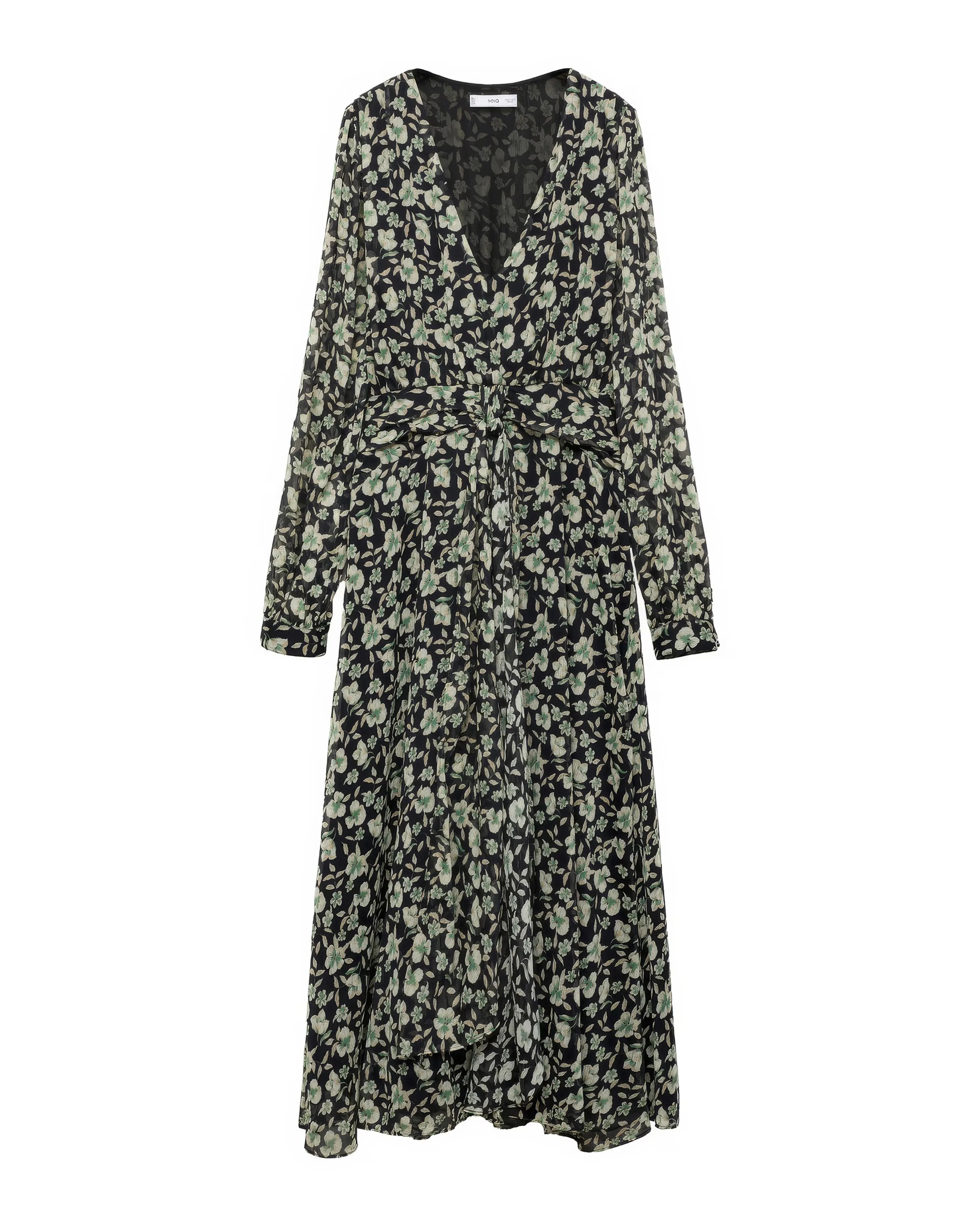 Mango Briony Floral V Neck Dress