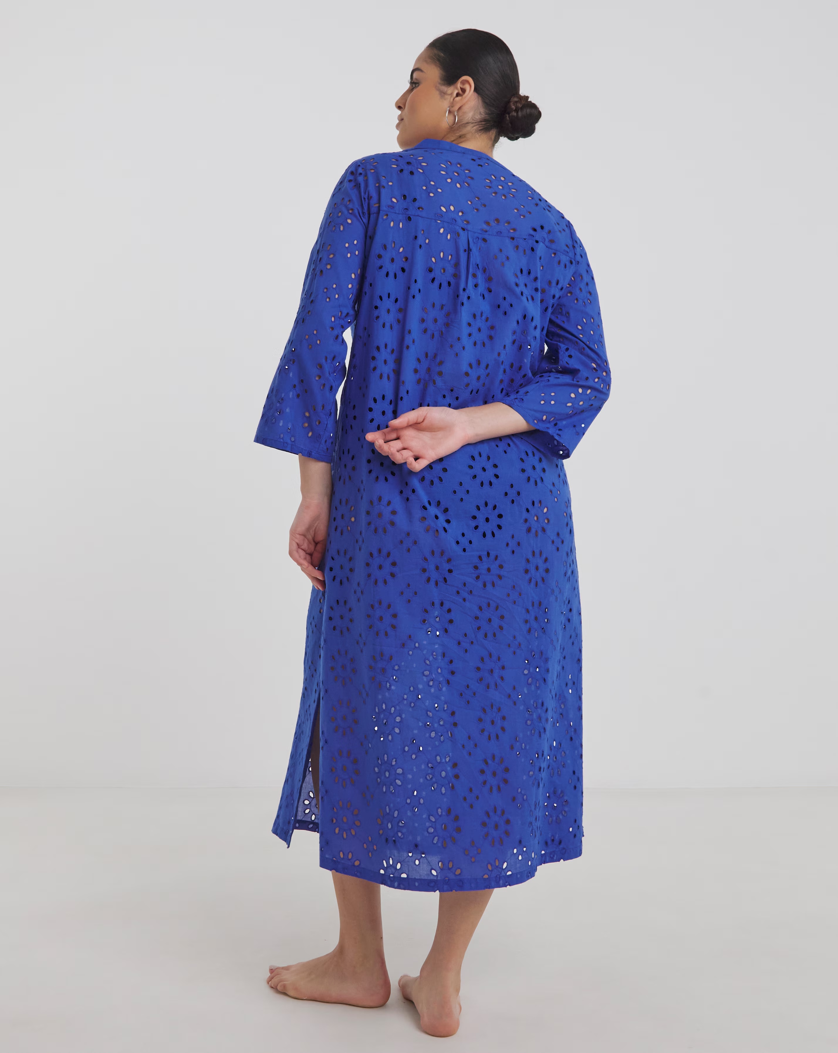 Broderie Anglaise Cotton Beach Dress