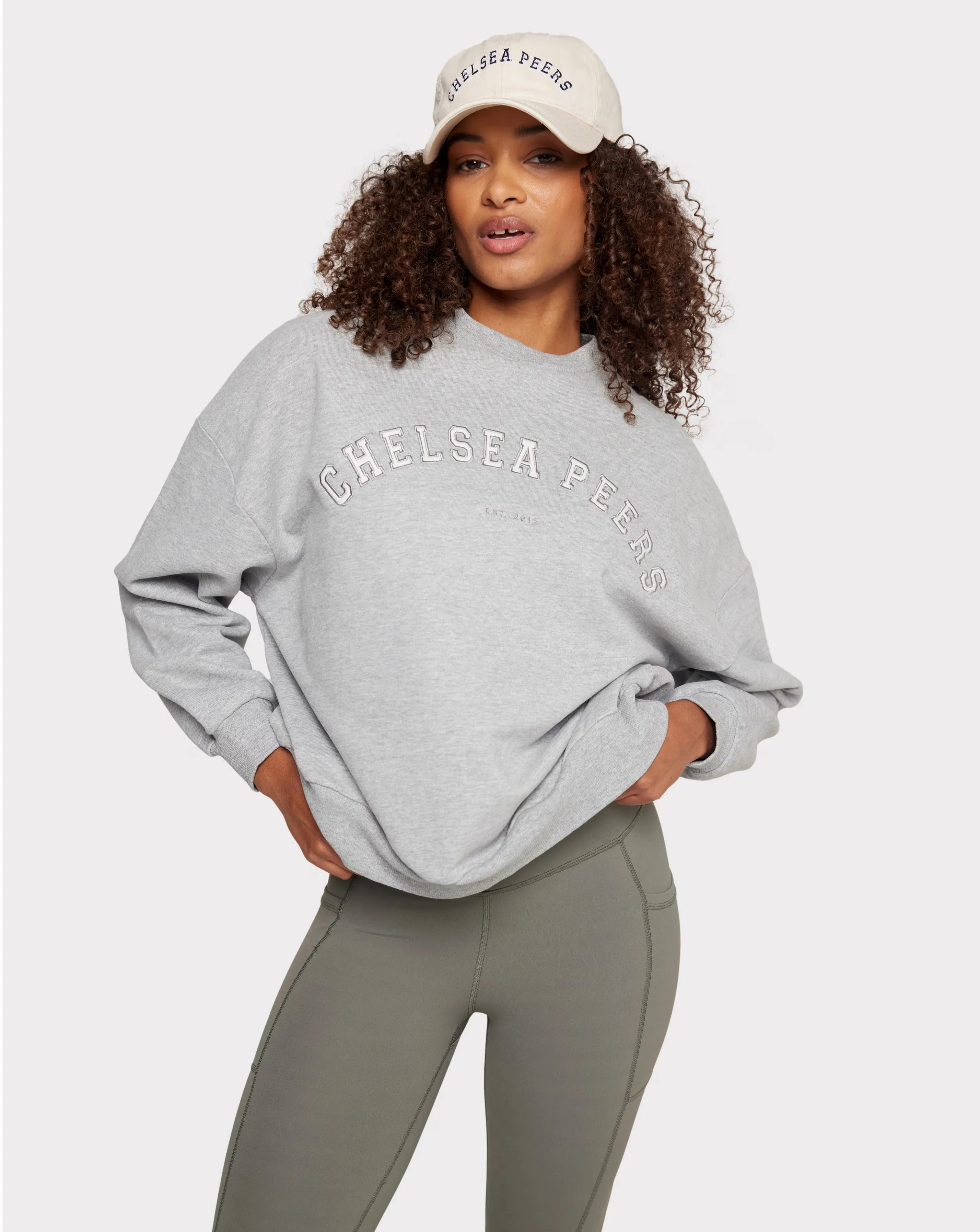 Chelsea Peers Branded Oversized Long Sleeve Sweatshirt