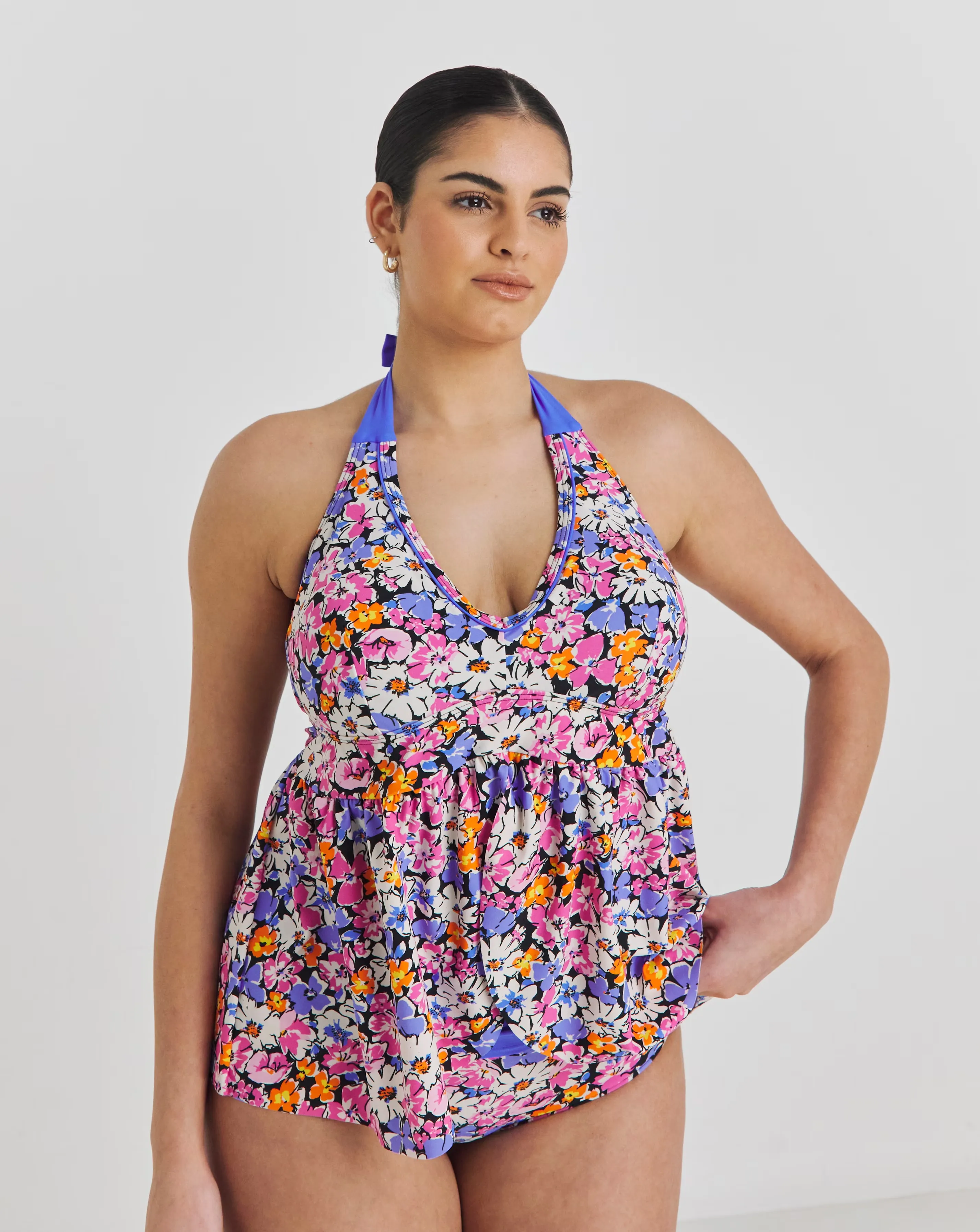 Joe Browns Floral Print Non Wired Tankini Set