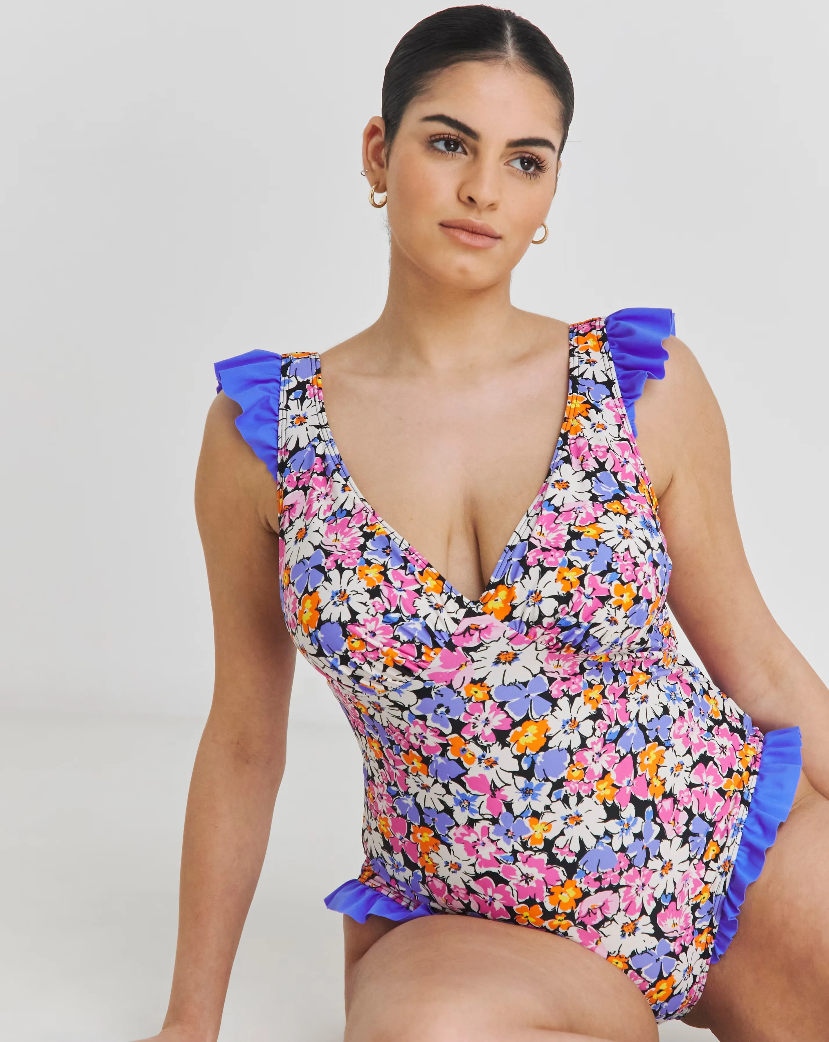Joe Browns Floral Print Non Wired Swimsuit