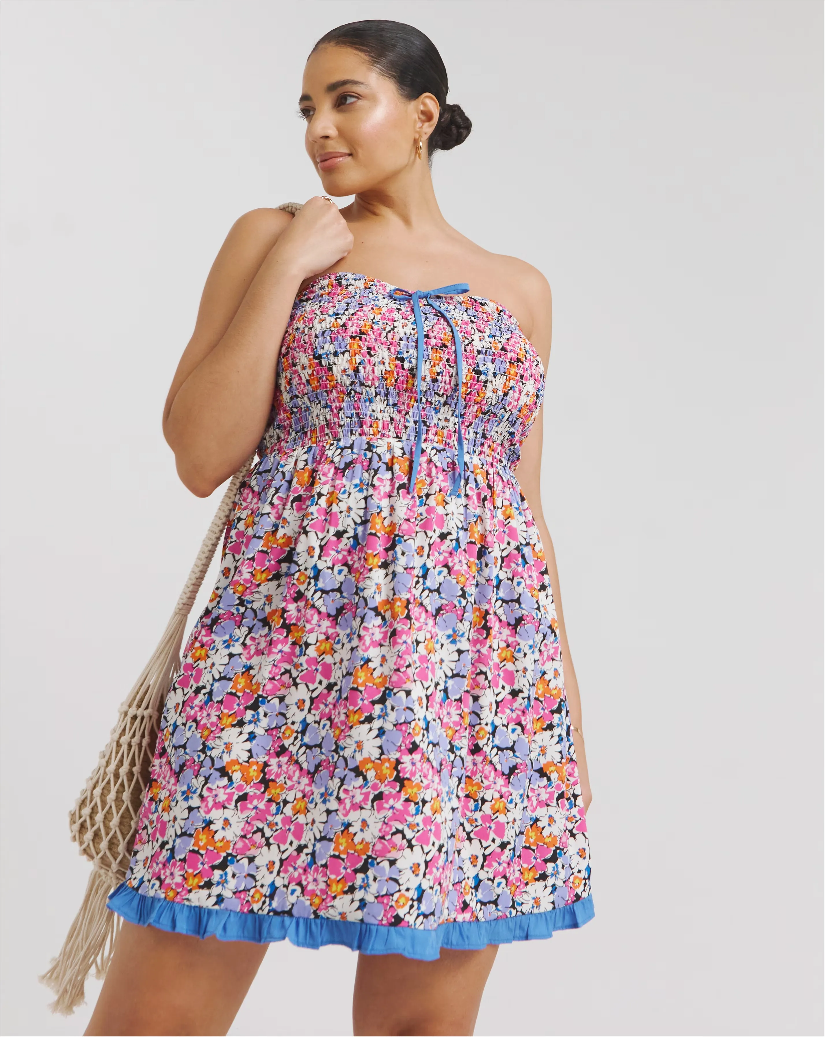 Joe Browns Floral Print Short Beach Dress 1 109286-joe-browns-floral-print-short-beach-dress-1.webp