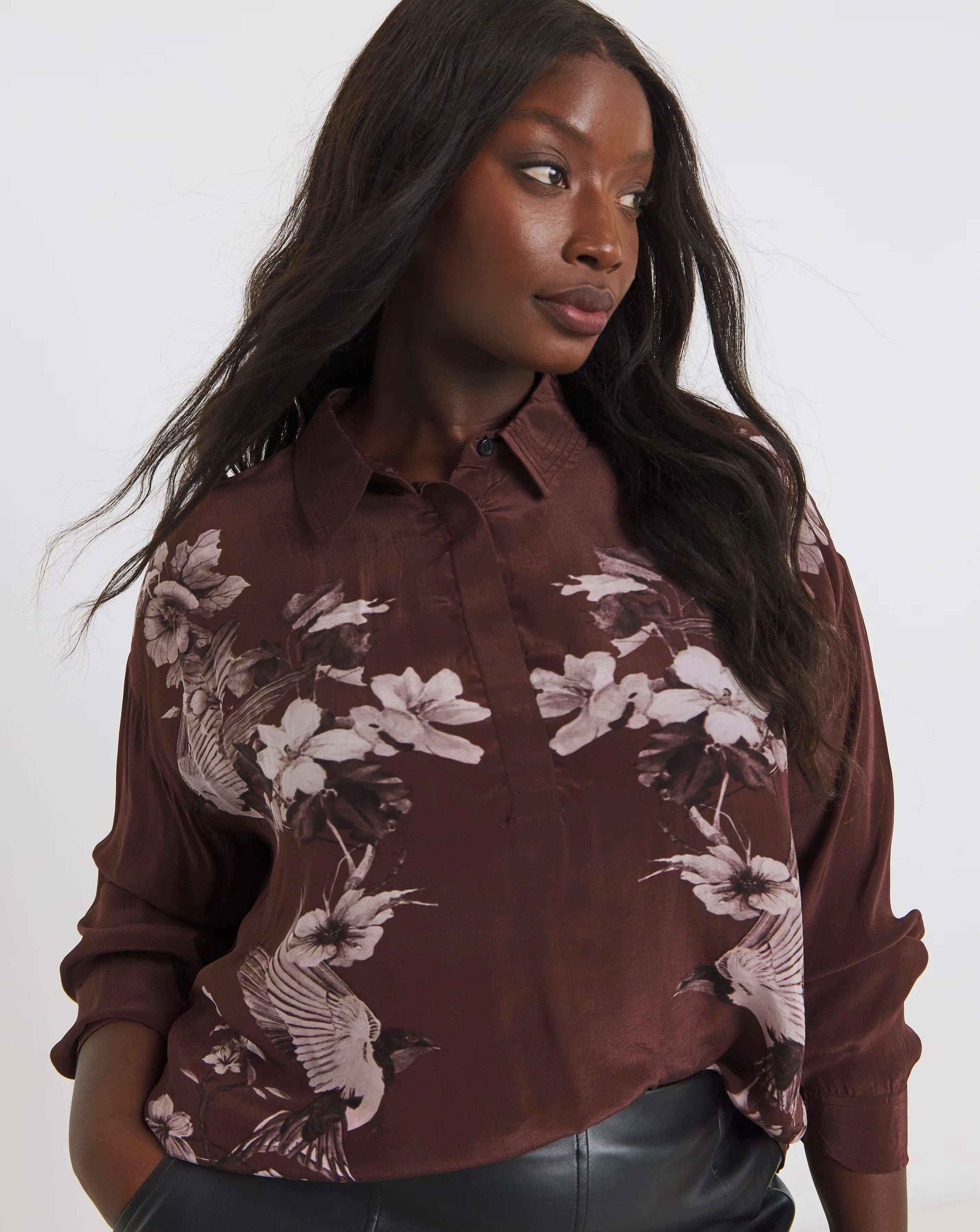 Religion Floral Graphic Shirt