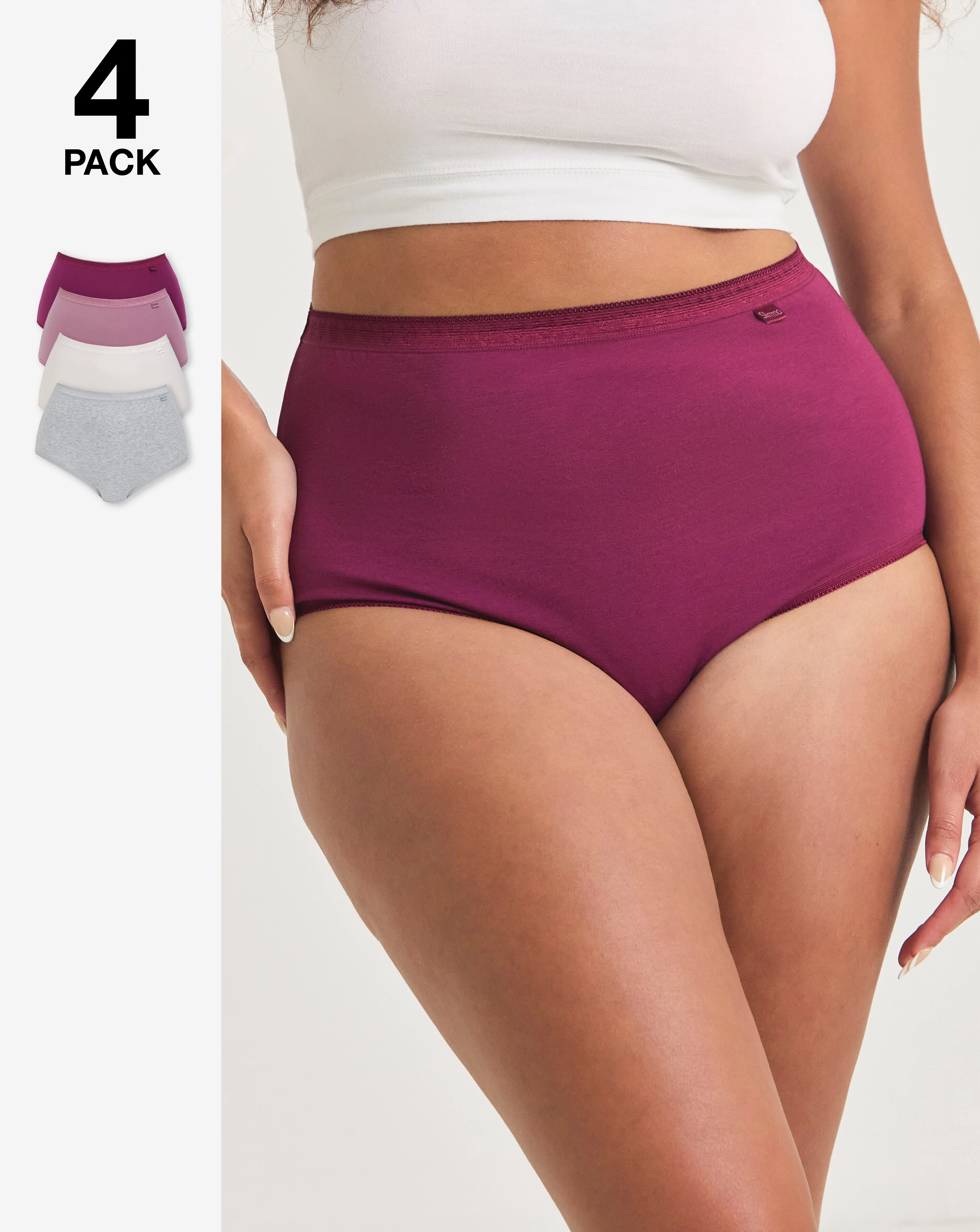Slimma (4 Pack) Cotton Full Brief Knickers Grey Multi 1 114125-slimma-4-pack-cotton-full-brief-knickers-grey-multi-1.webp