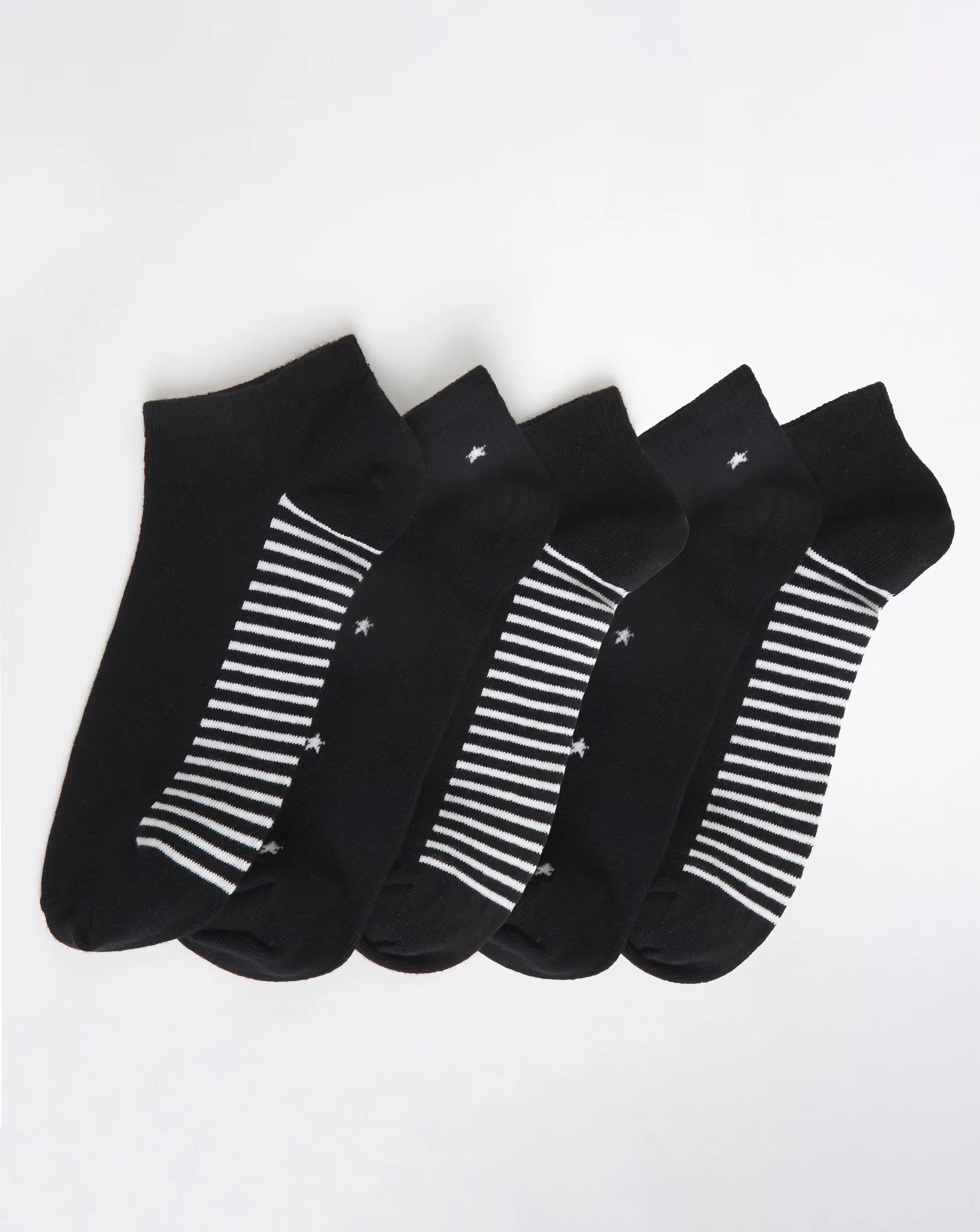 Pretty Secrets (5 Pair Pack) Trainer Liner Socks (Wide Fit) 1 115474-pretty-secrets-5-pair-pack-trainer-liner-socks-wide-fit–1.webp