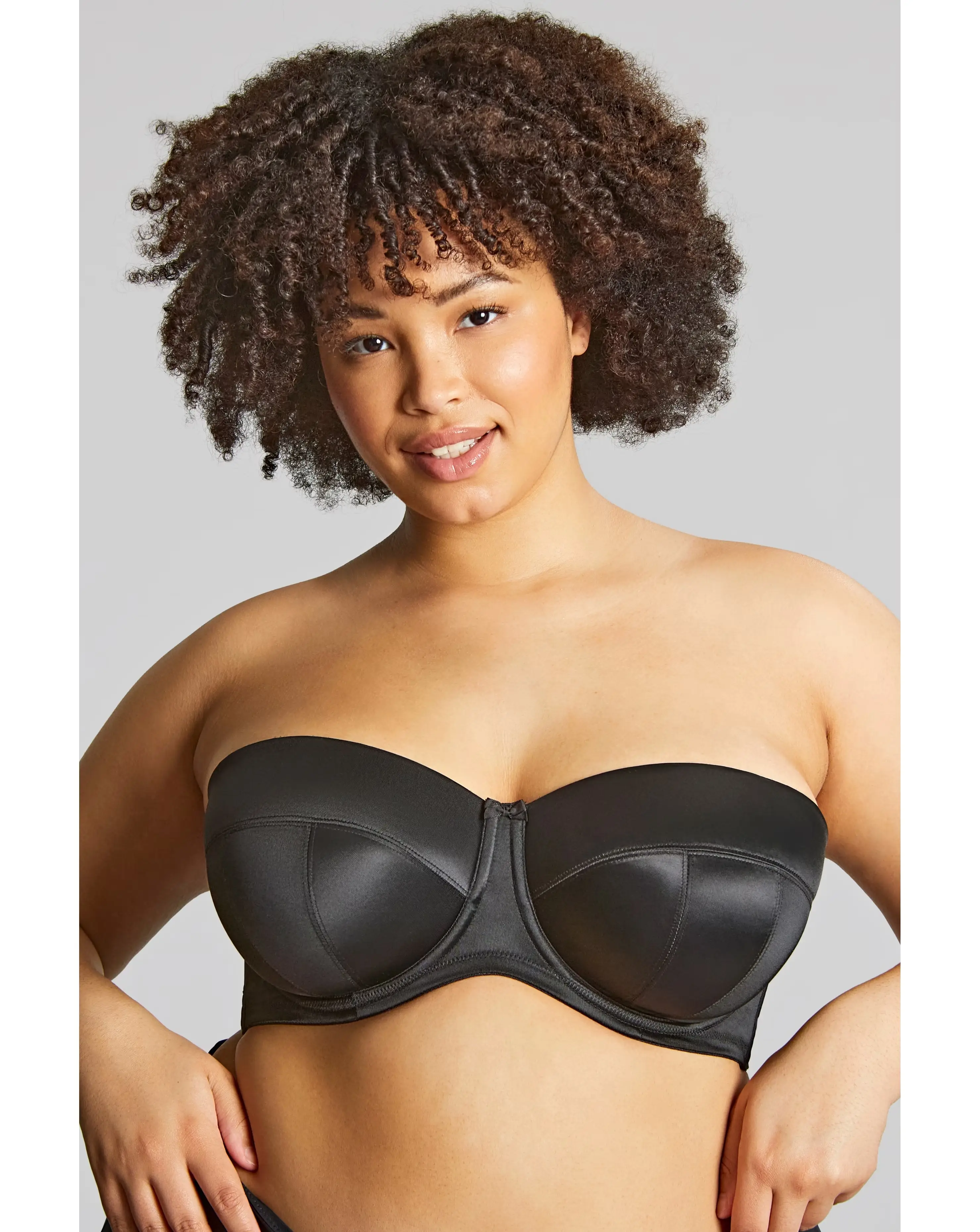 Sculptresse by Panache Dana Strapless Wired Bra Black