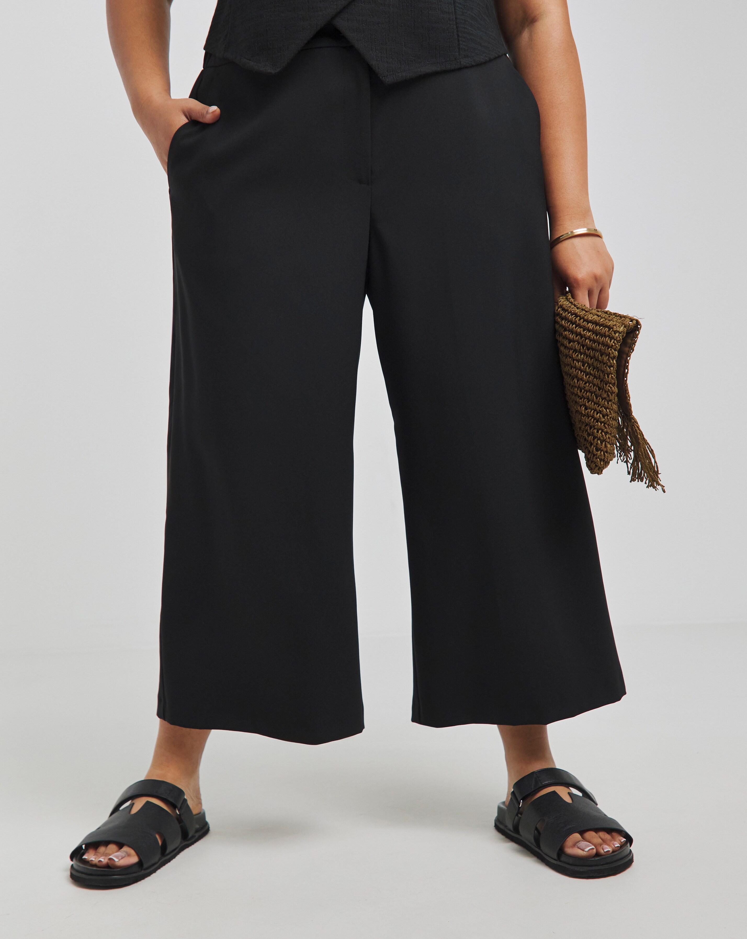 Simply Be Culotte Tailored Workwear Trousers