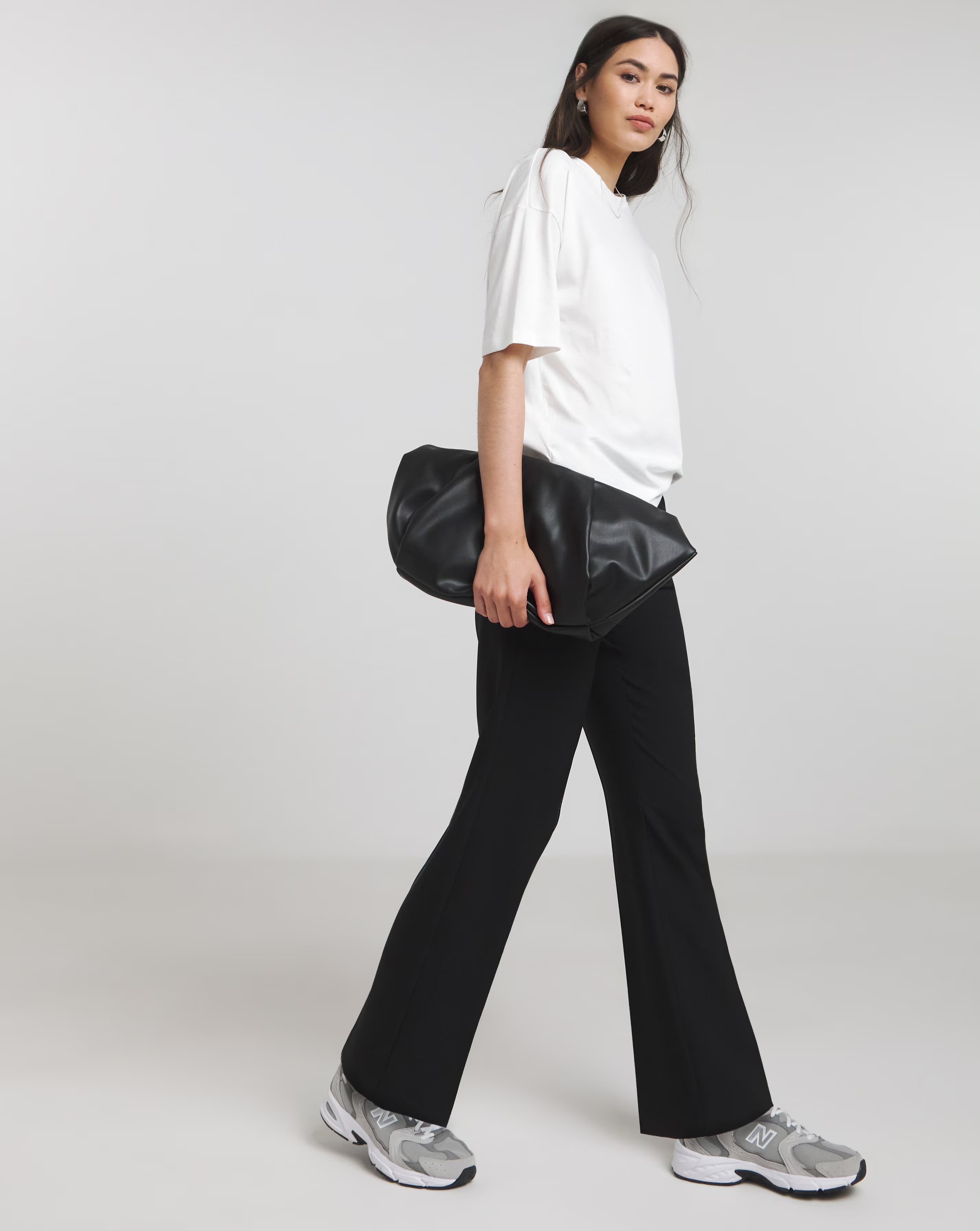 Straight Leg Workwear Trousers Long