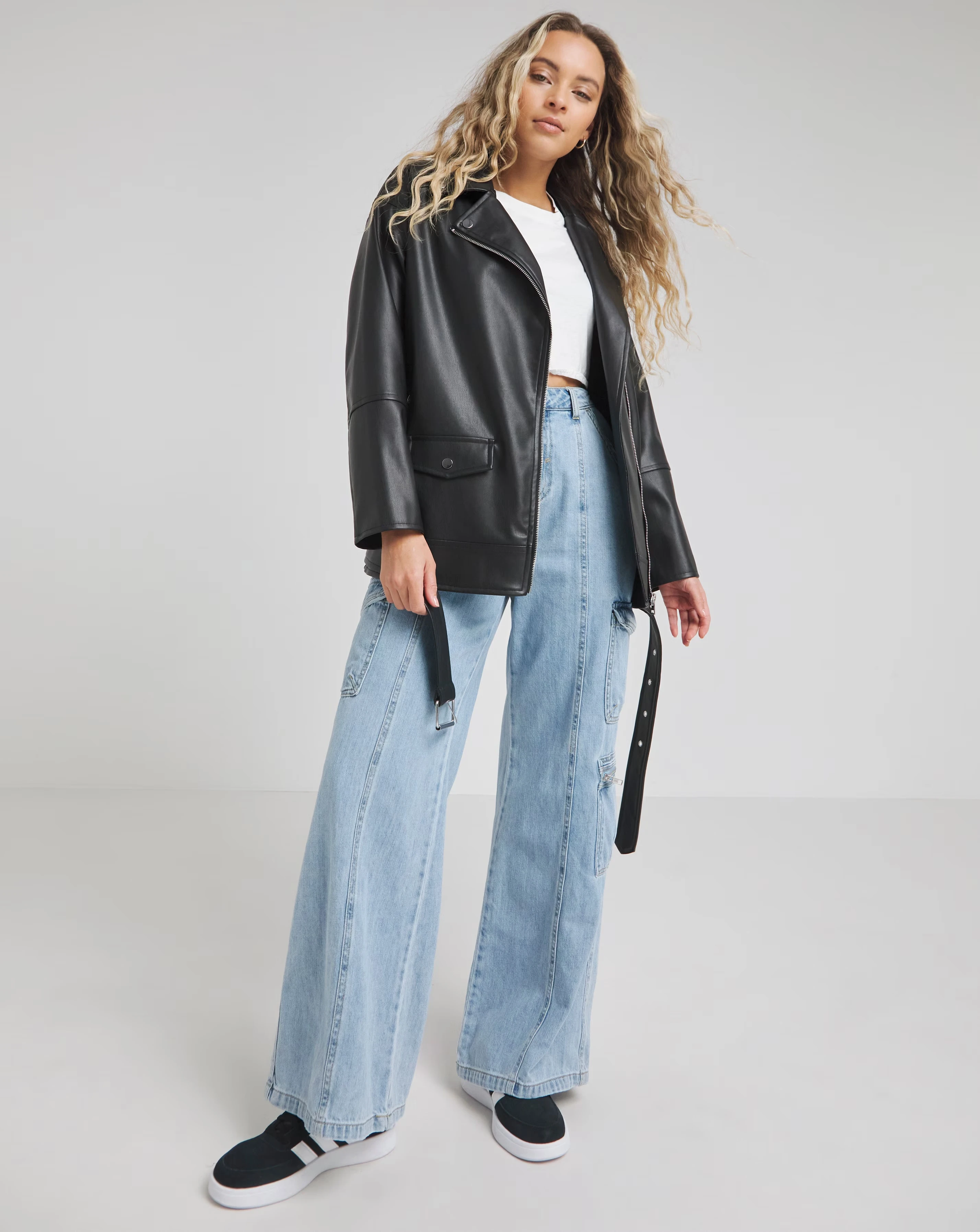 Black Faux Leather Oversized Belted Biker 1 118822-black-faux-leather-oversized-belted-biker-1.webp