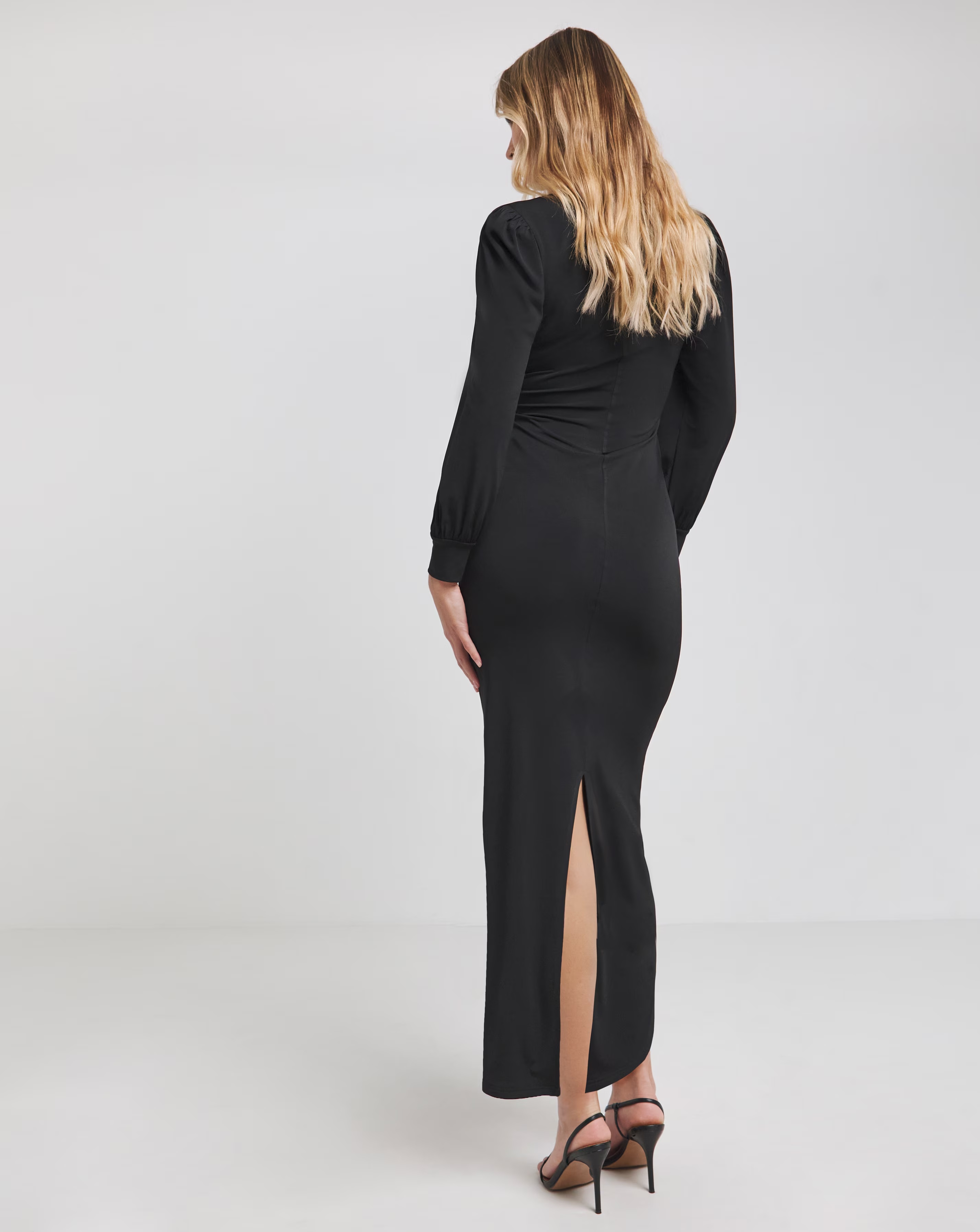 119337-flounce-london-black-slinky-jersey-twist-knot-maxi-dress-1.webp