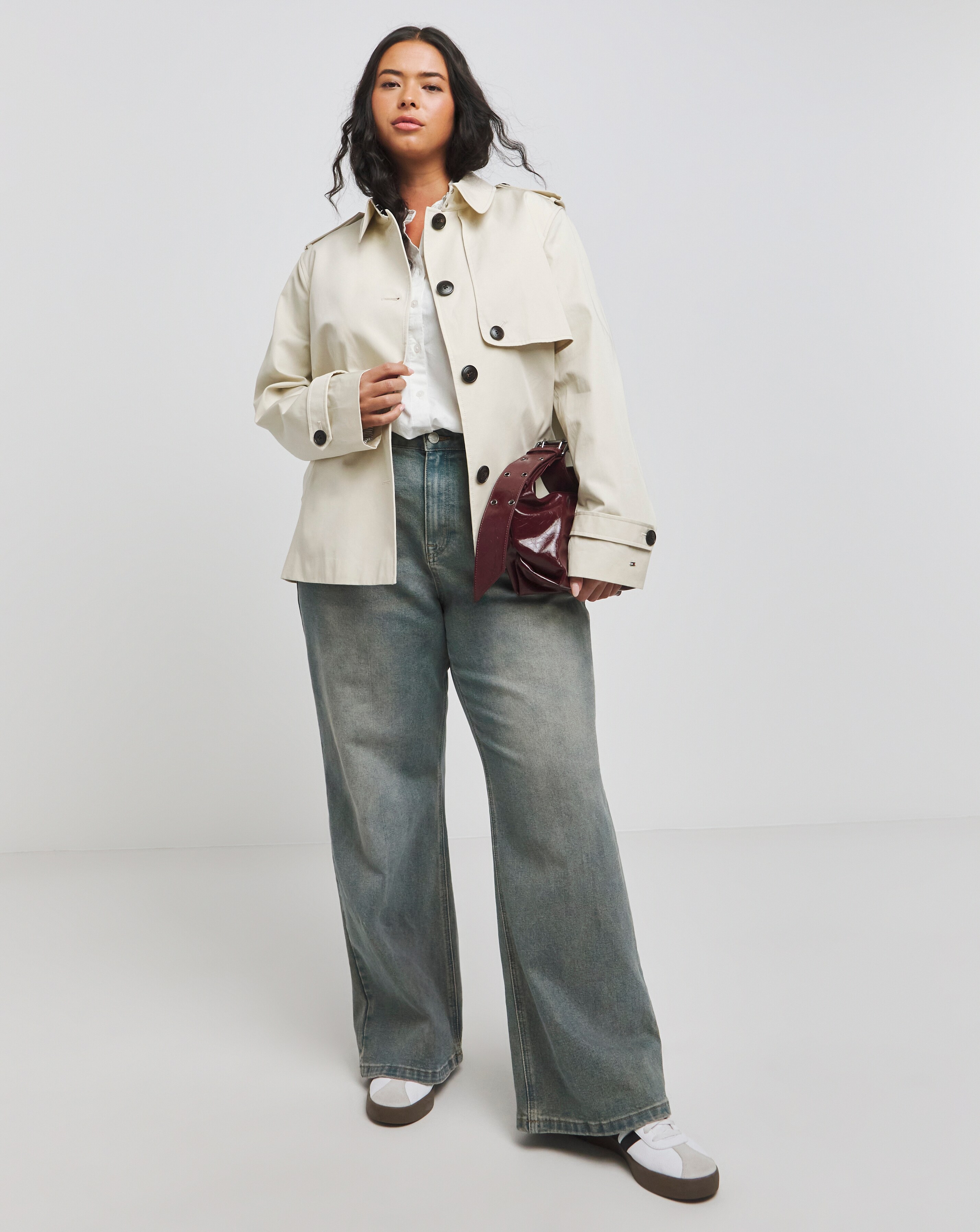 Tommy Hilfiger Cotton Short Trench