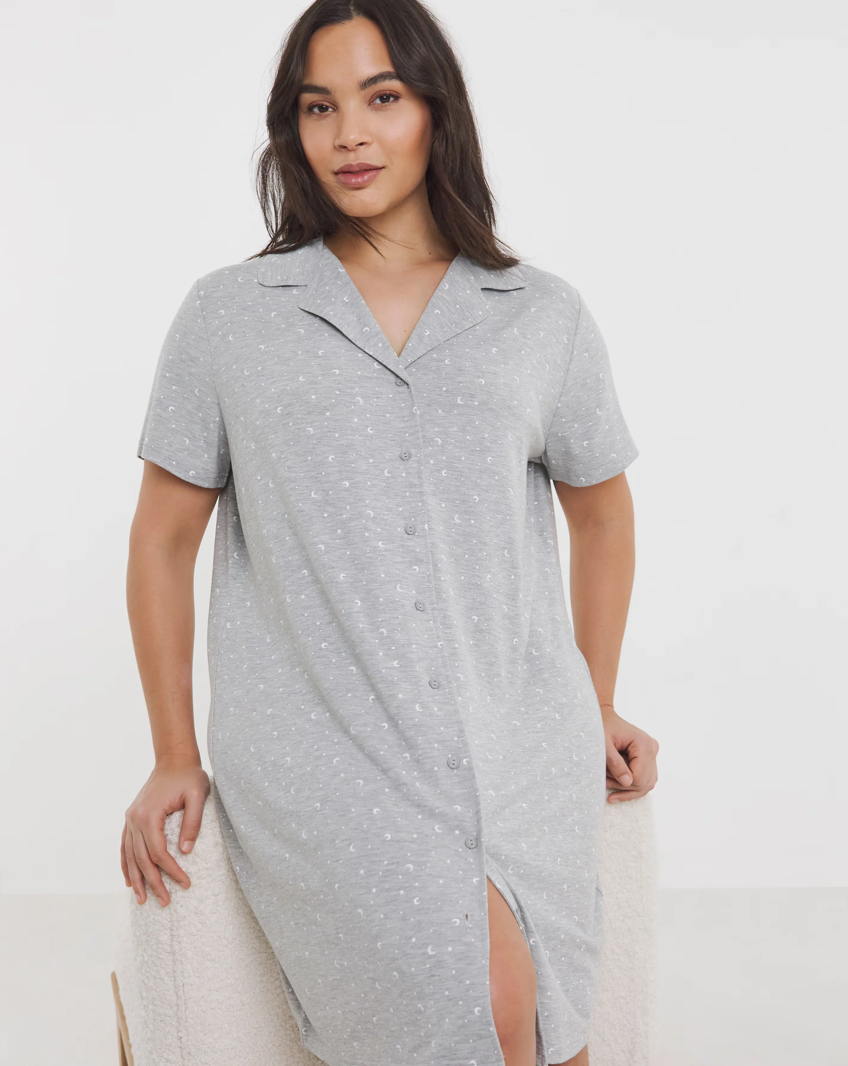 Pretty Lounge Moon & Star Print Nightie
