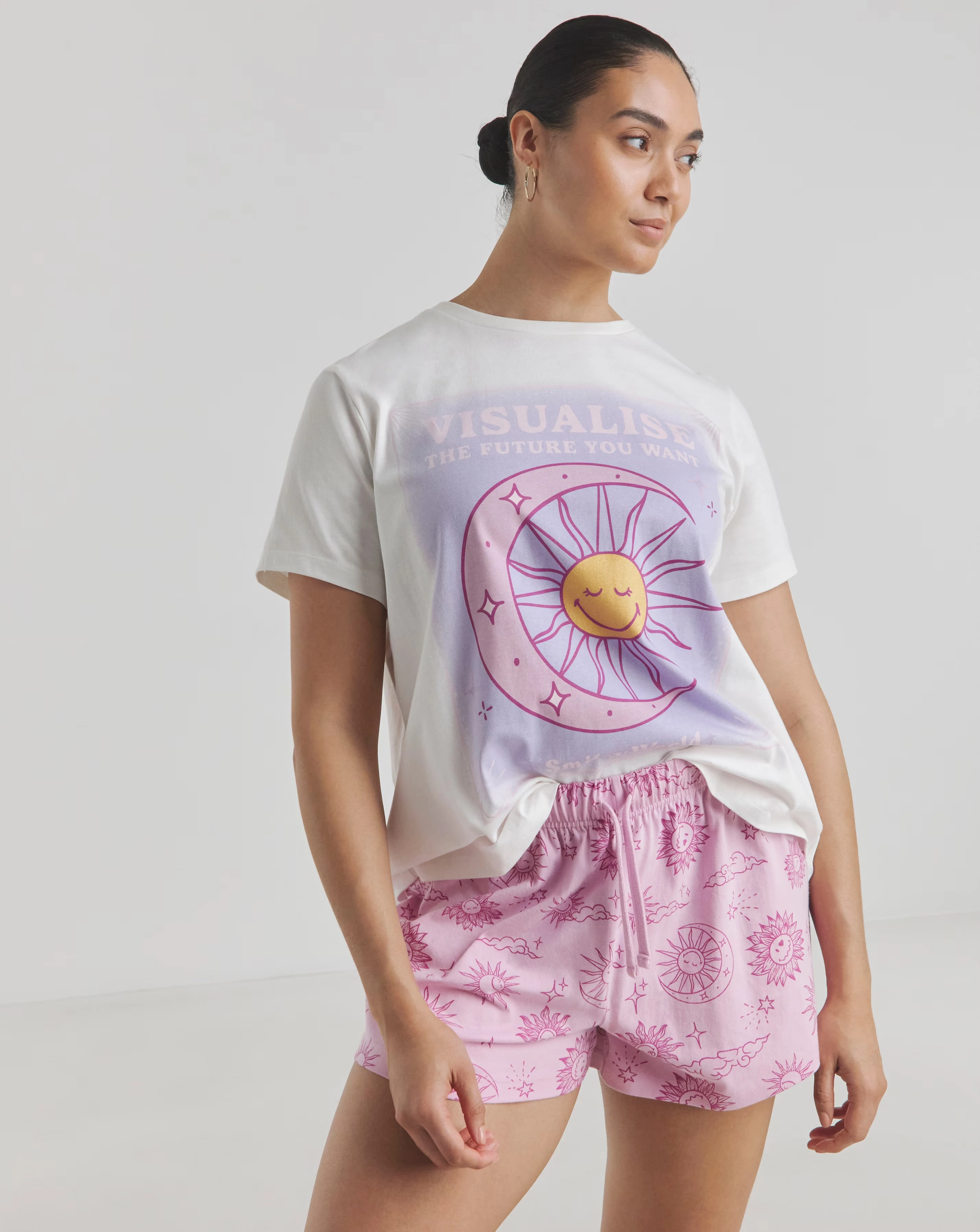 Smiley World Cotton Pyjama Shortie Set 1 120247-smiley-world-cotton-pyjama-shortie-set-1.webp