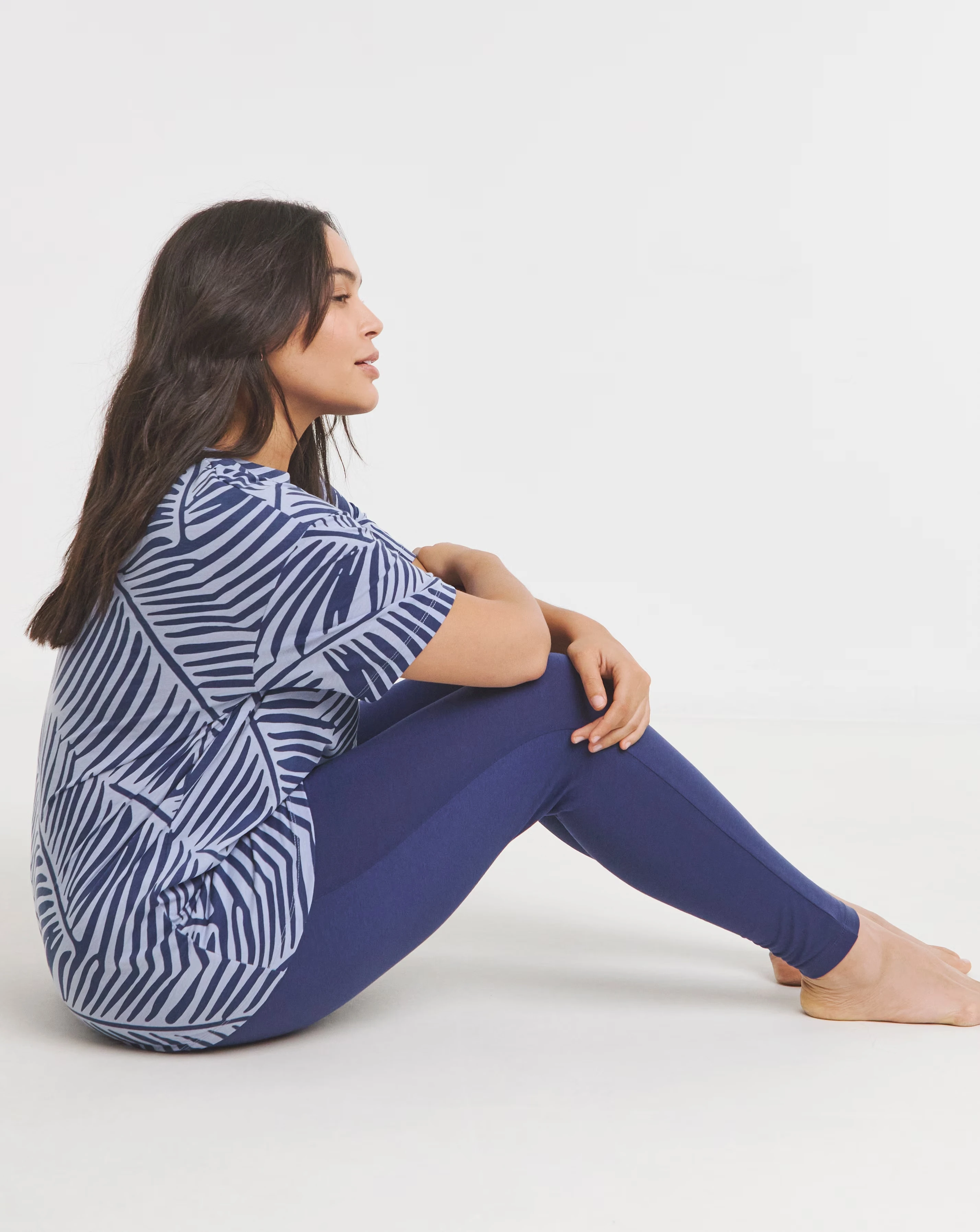 Palm Print Value Pyjama Legging Set