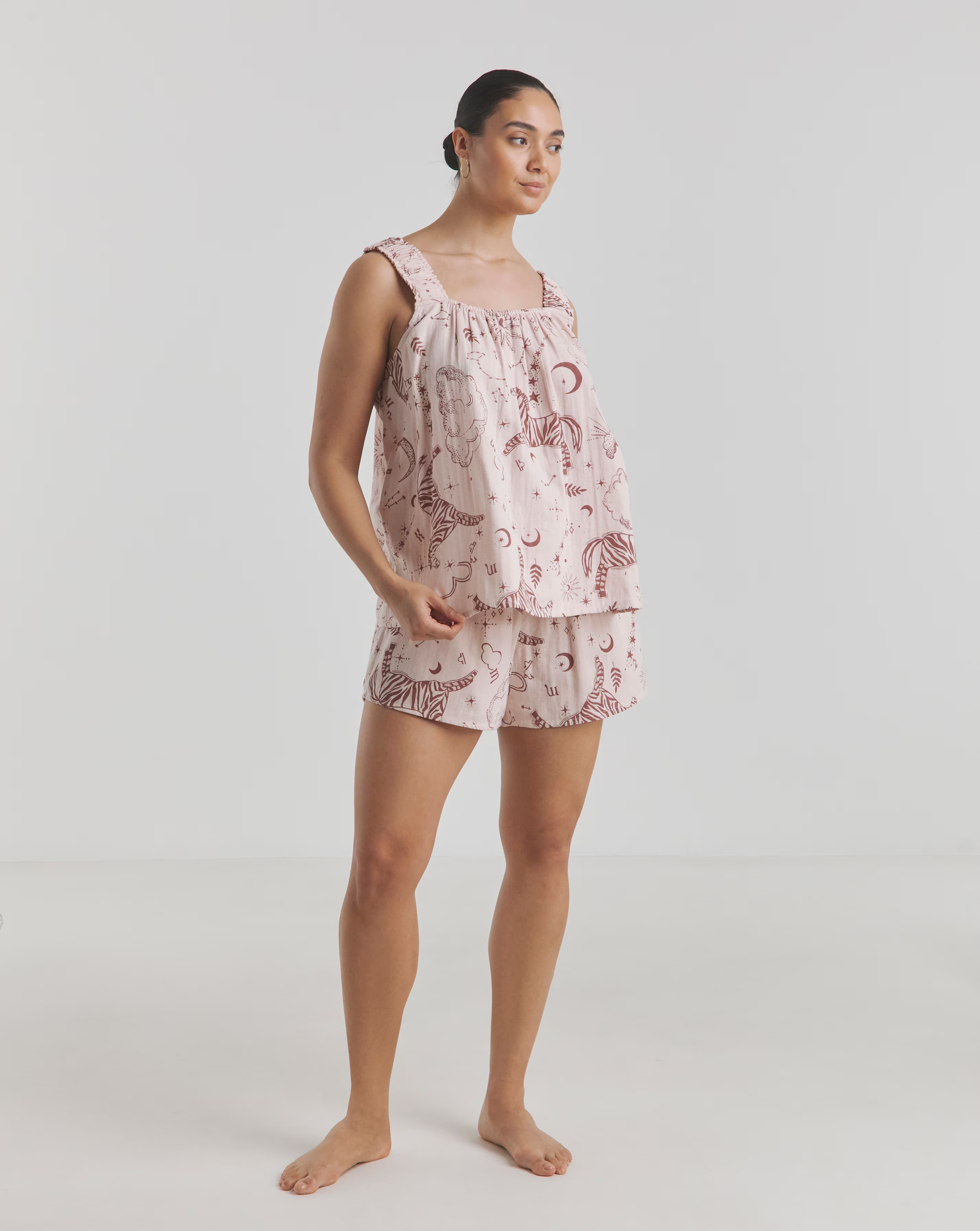 Celestial Soft Cotton Muslin Pyjama Shortie Set 1 120541-celestial-soft-cotton-muslin-pyjama-shortie-set-1.jpg