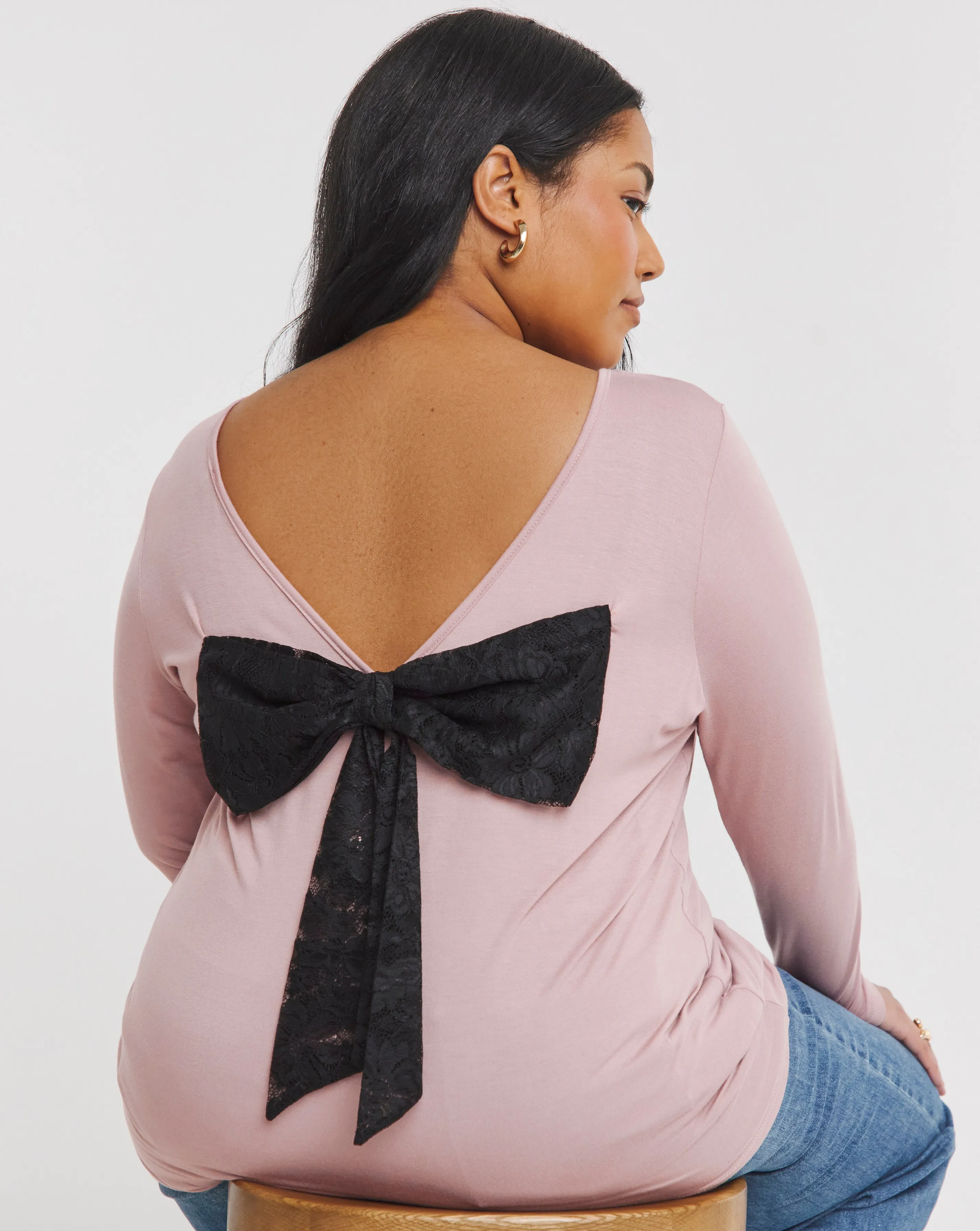 Simply Be Pink & Black Lace Bow Back Top 1 120839-simply-be-pink-amp-black-lace-bow-back-top-1.webp