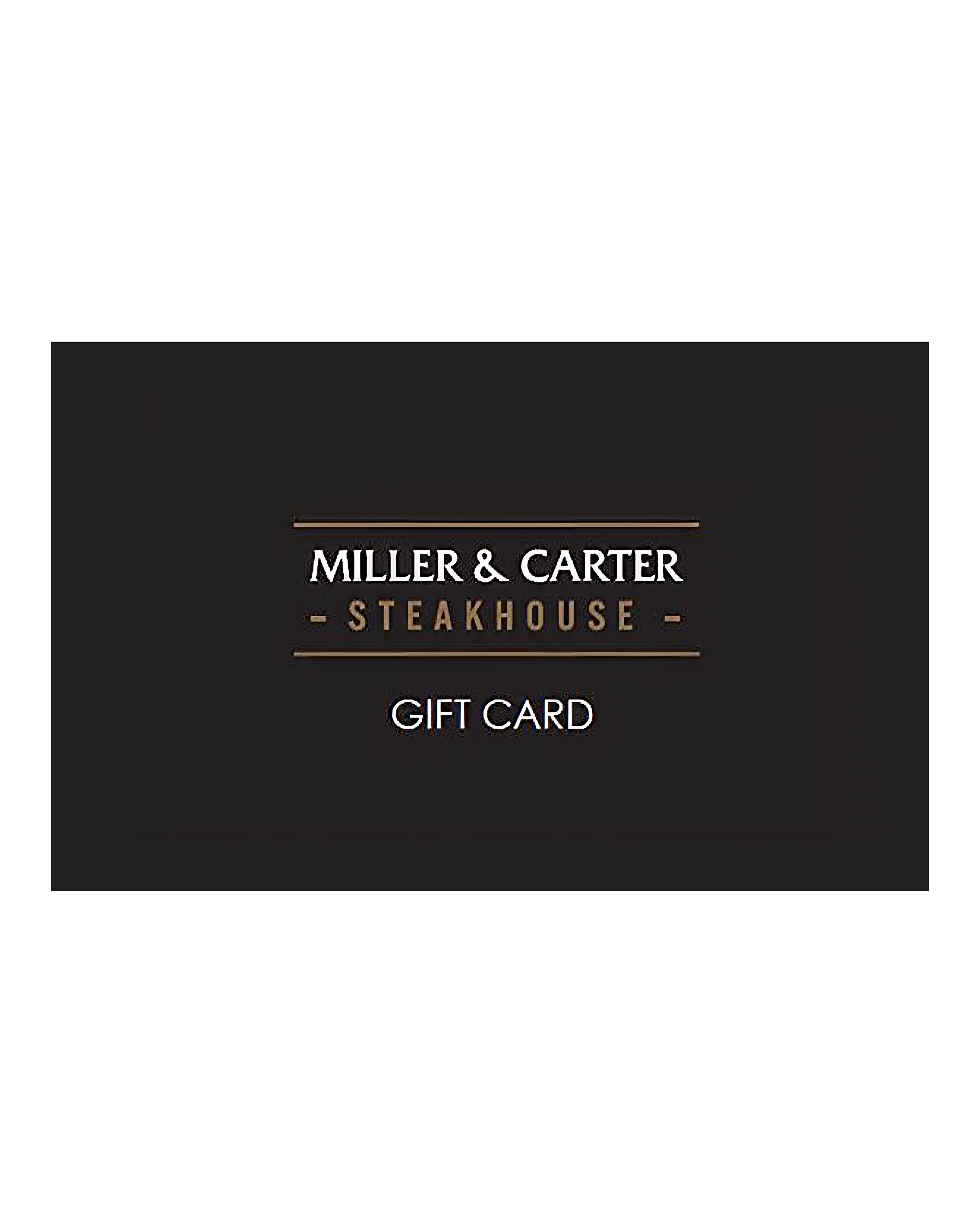 Miller & Carter Â£20 Gift Card