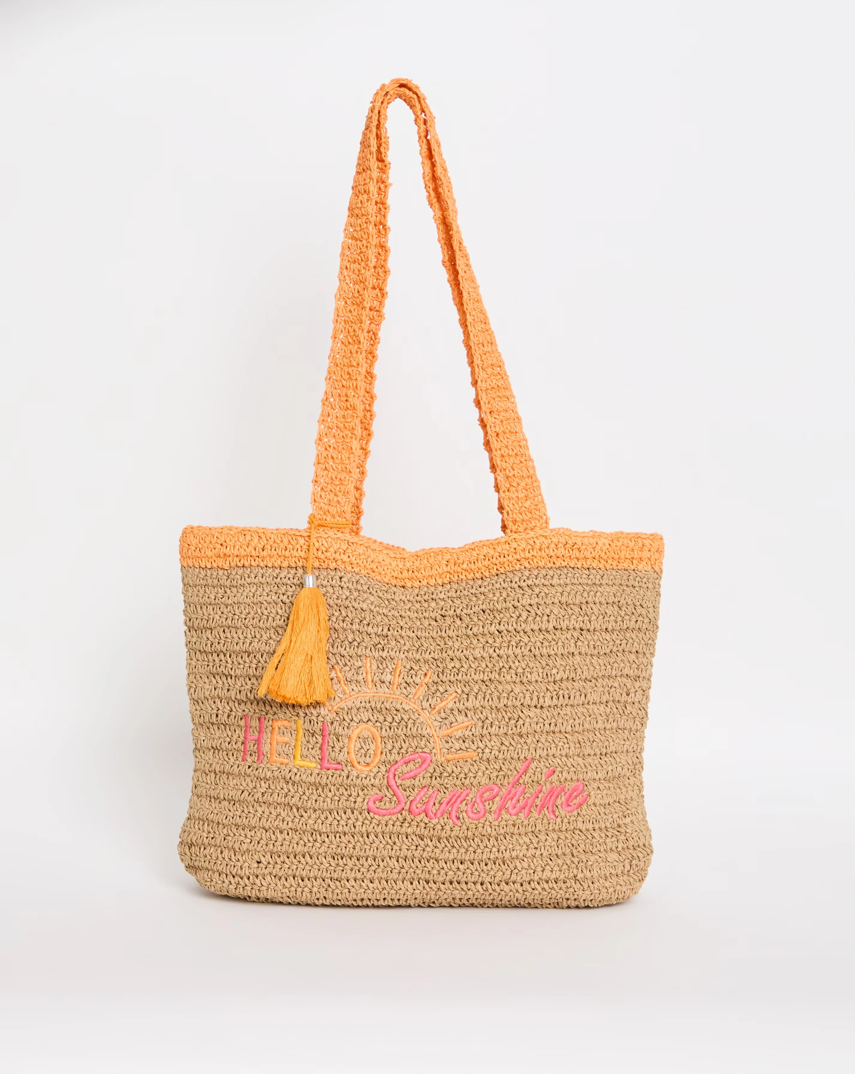 Hello Sunshine Slogan Beach Bag 1 123386-hello-sunshine-slogan-beach-bag-1.webp