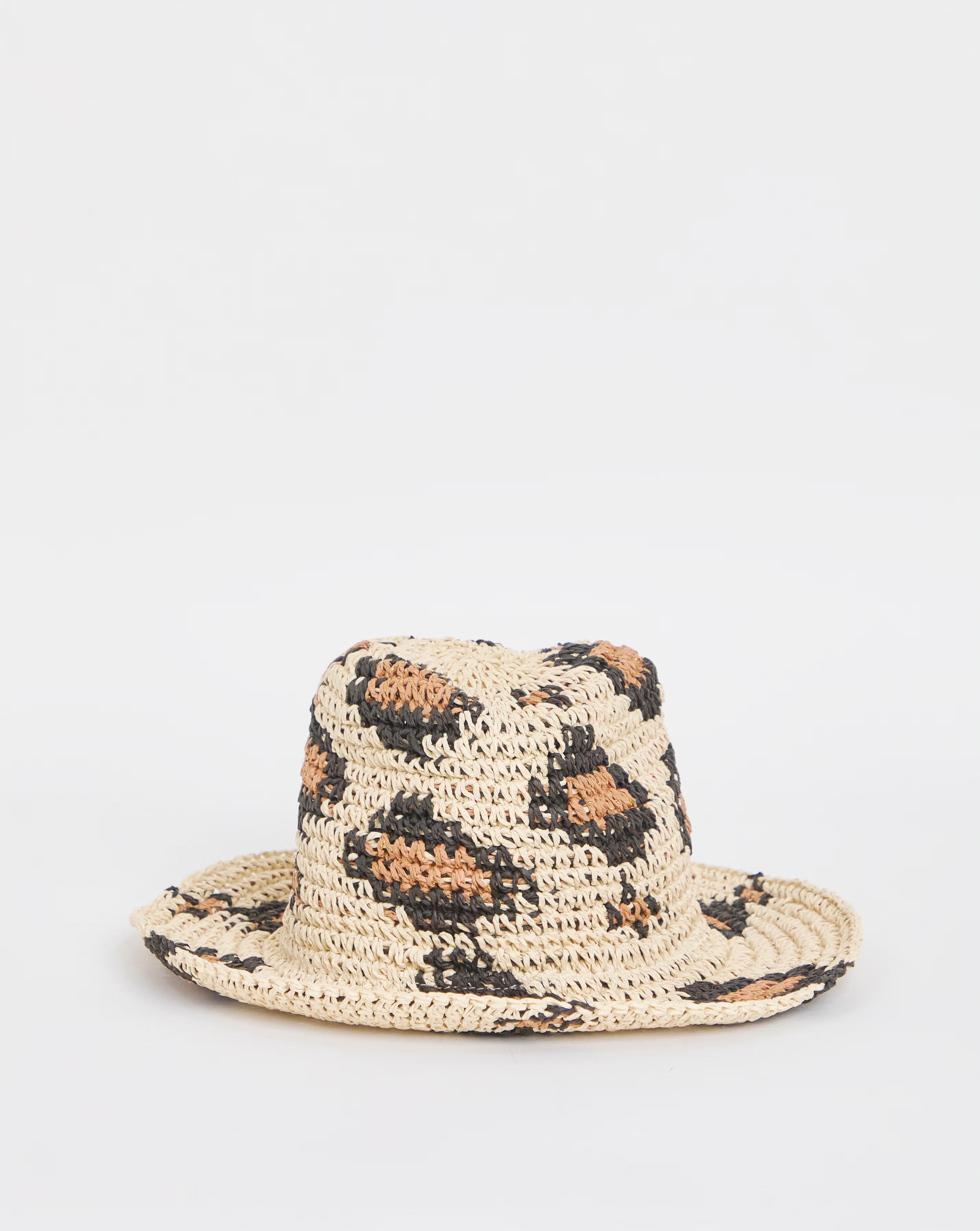 Leopard Print Fedora Hat
