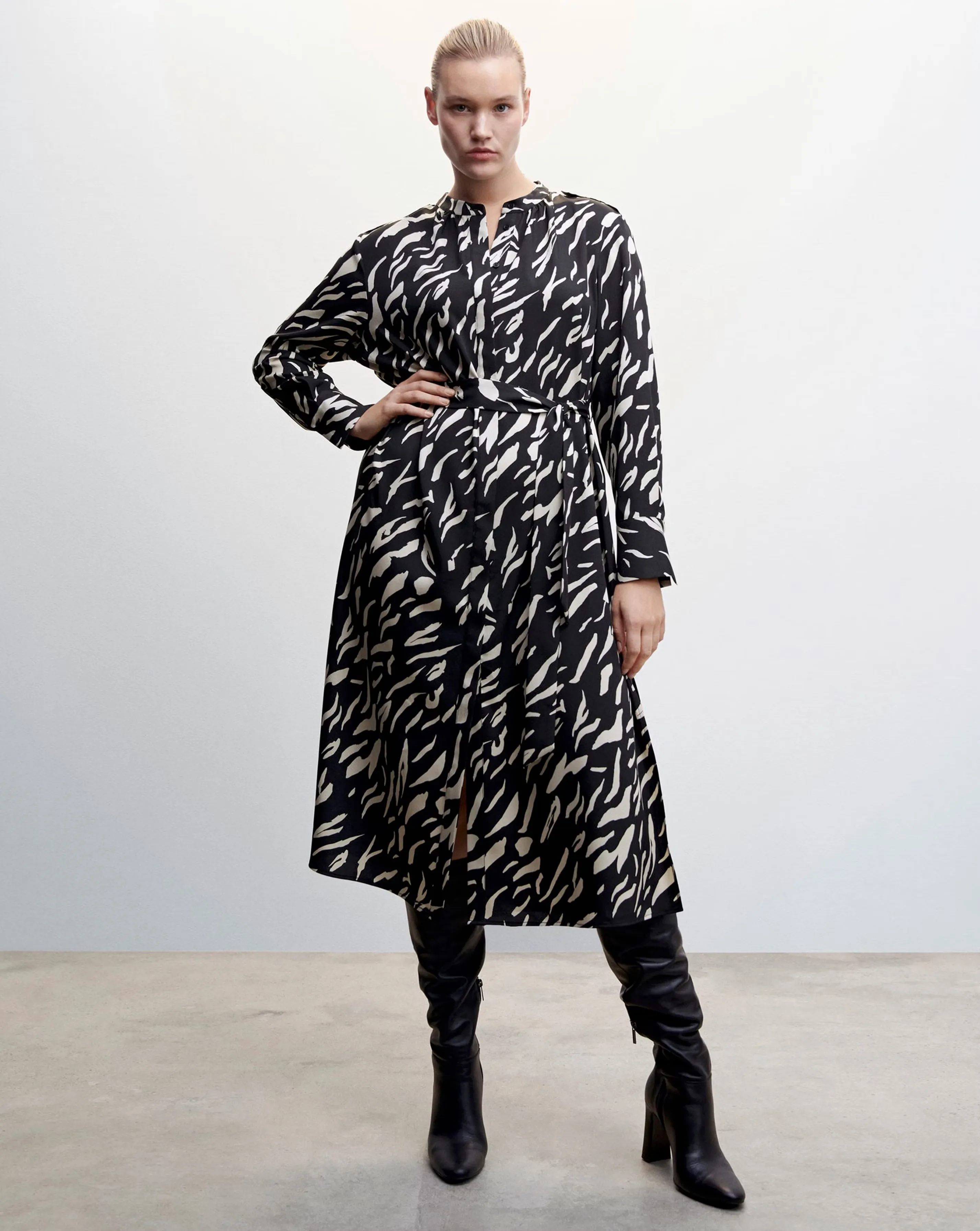 Mango Truman Midi Printed Dress