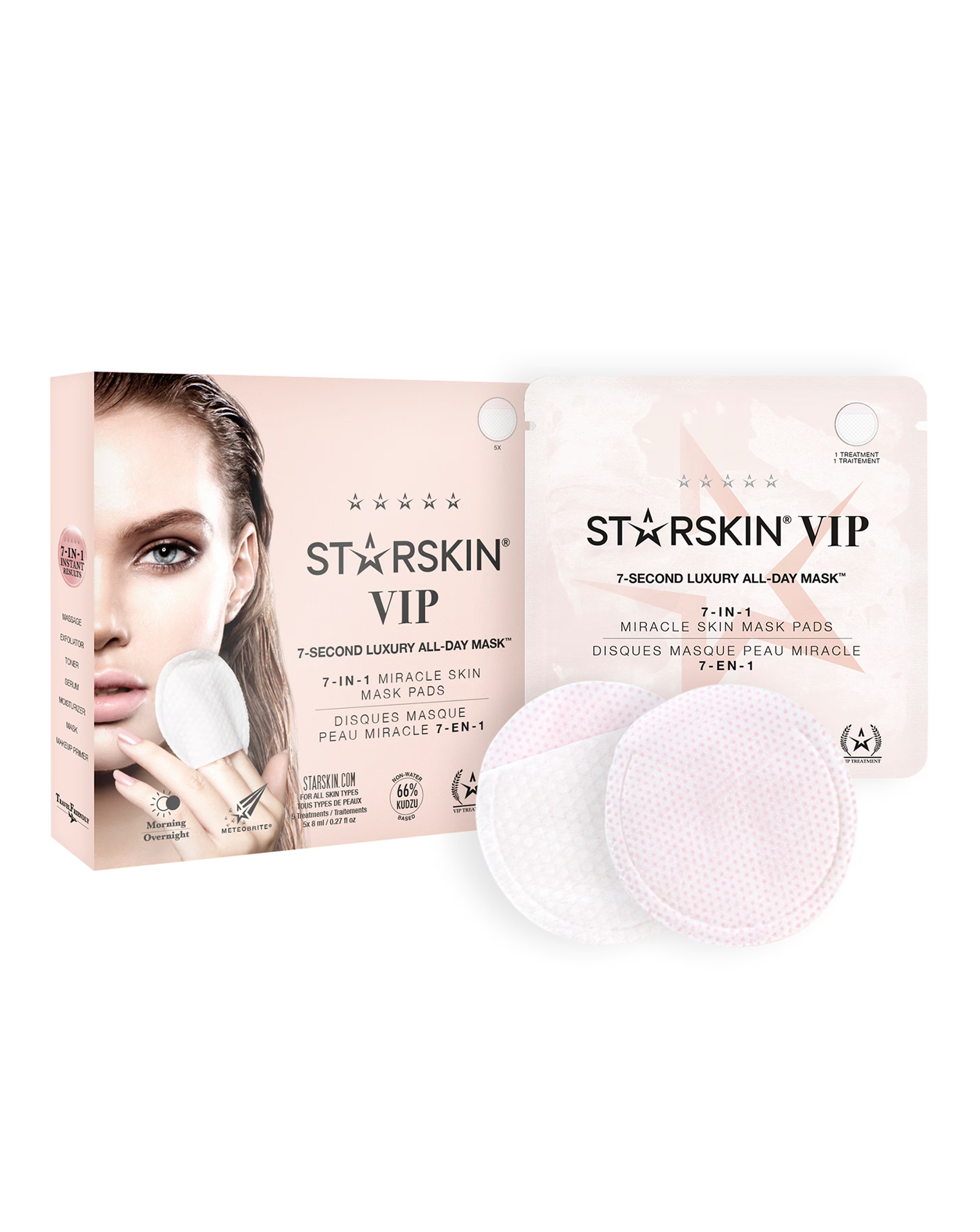 STARSKIN 7 Second Luxury All Day Mask Pads - 5 Pack