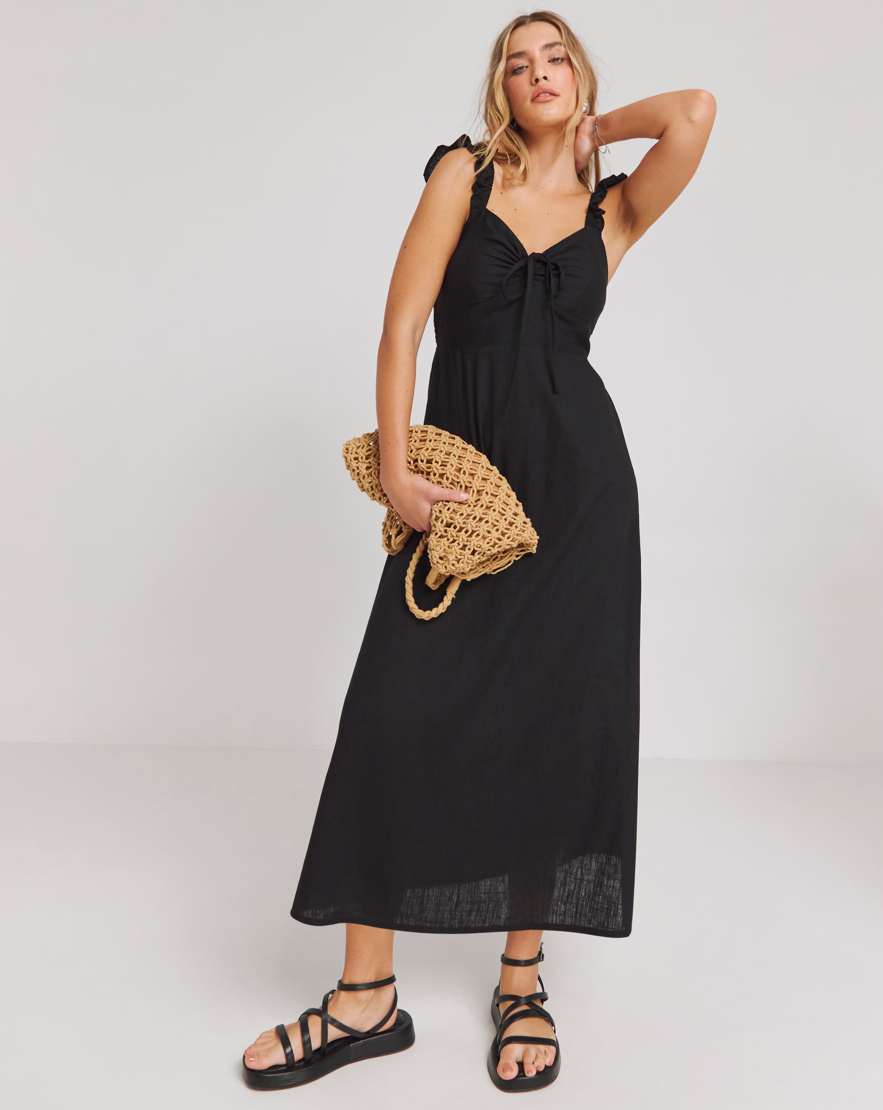 Black Tie Front Linen Blend Midaxi Slip Dress 1 126569-black-tie-front-linen-blend-midaxi-slip-dress-1.jpg