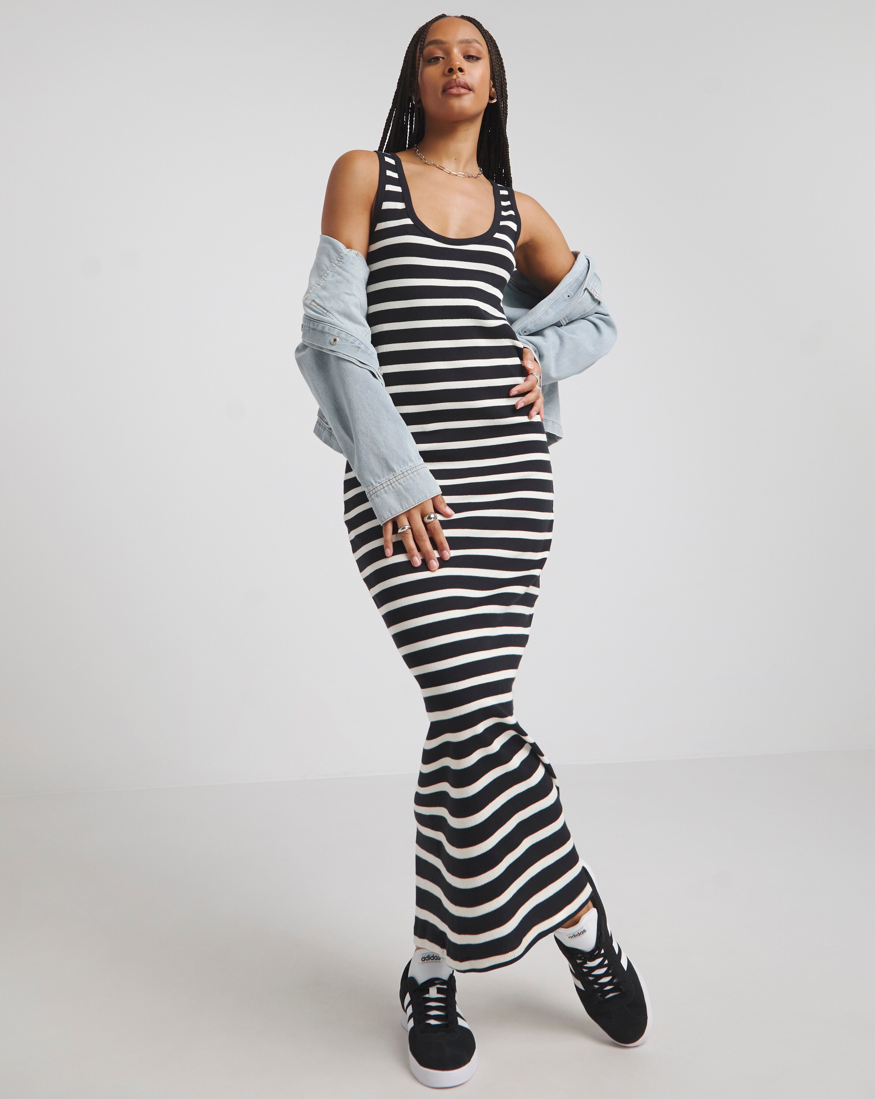 Mono Stripe Ribbed Scoop Neck Maxi Dress 1 126672-mono-stripe-ribbed-scoop-neck-maxi-dress-1.jpg