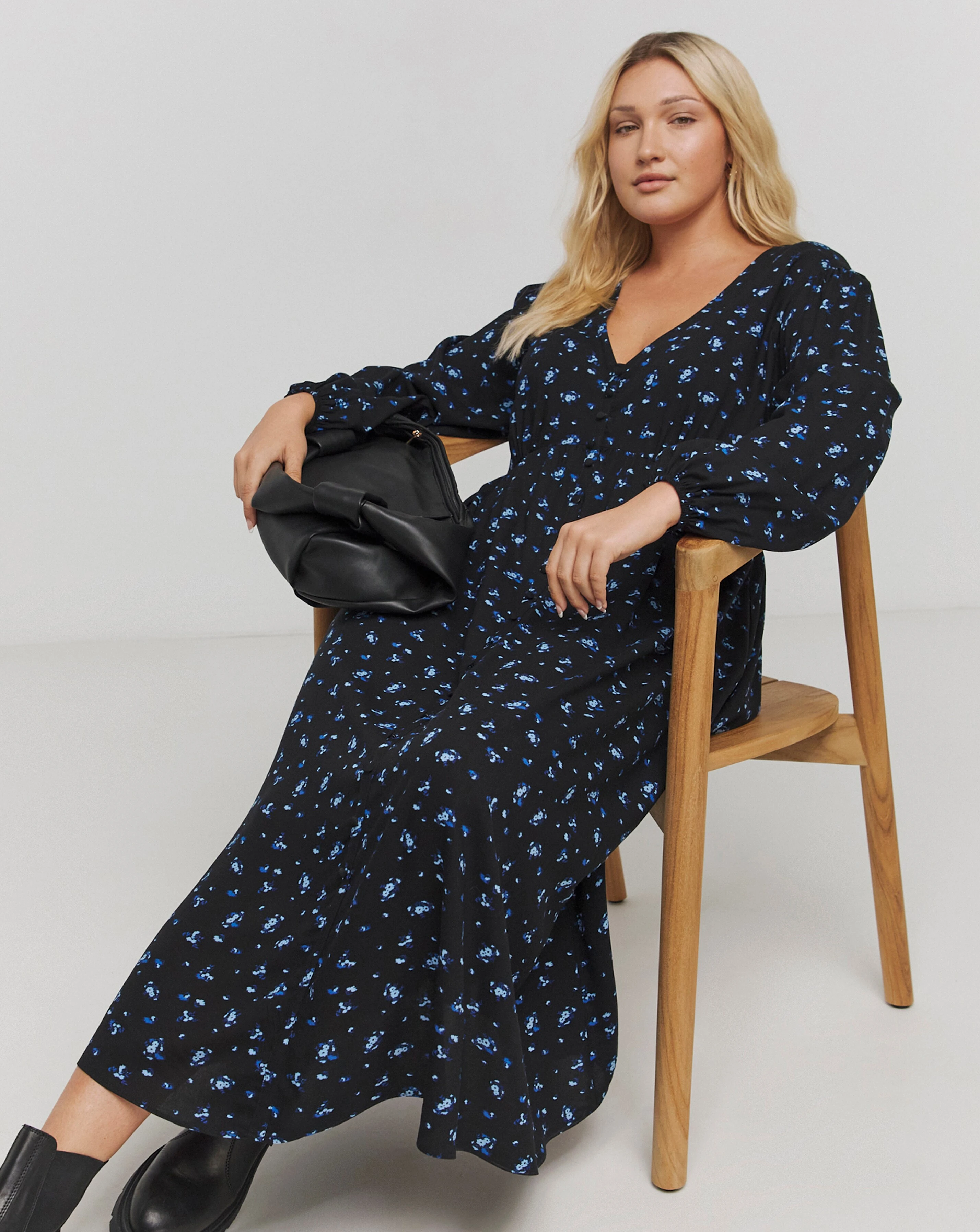 128286-blue-print-button-through-v-neck-midi-dress-1.webp