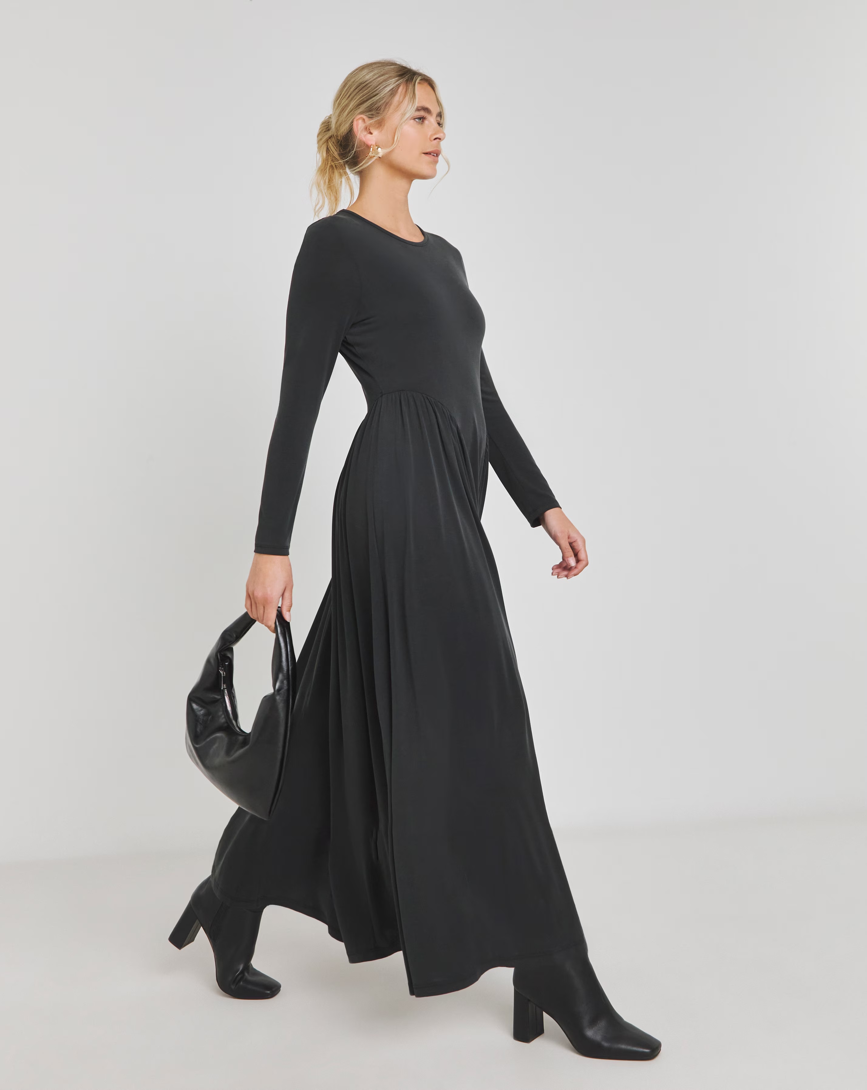 Charcoal Luxe Soft Jersey Ballet Midaxi Dress 1 129143-charcoal-luxe-soft-jersey-ballet-midaxi-dress-1.jpg