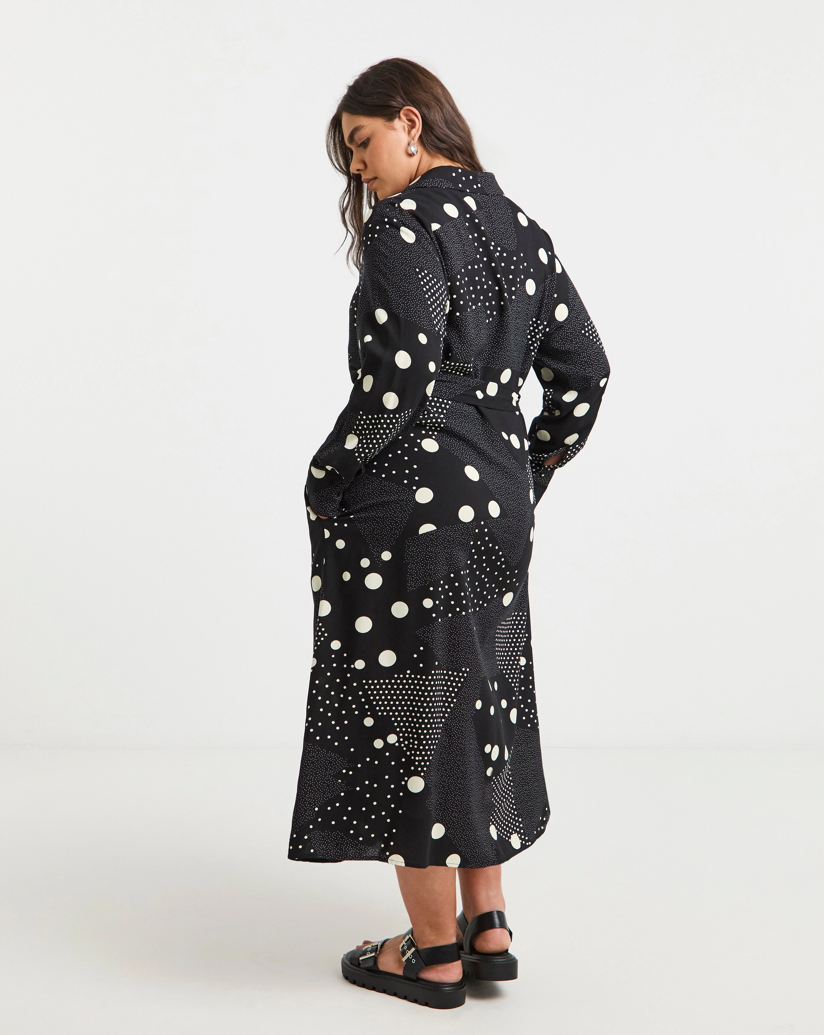 129898-black-spot-print-spun-viscose-belted-shirt-dress-1.webp