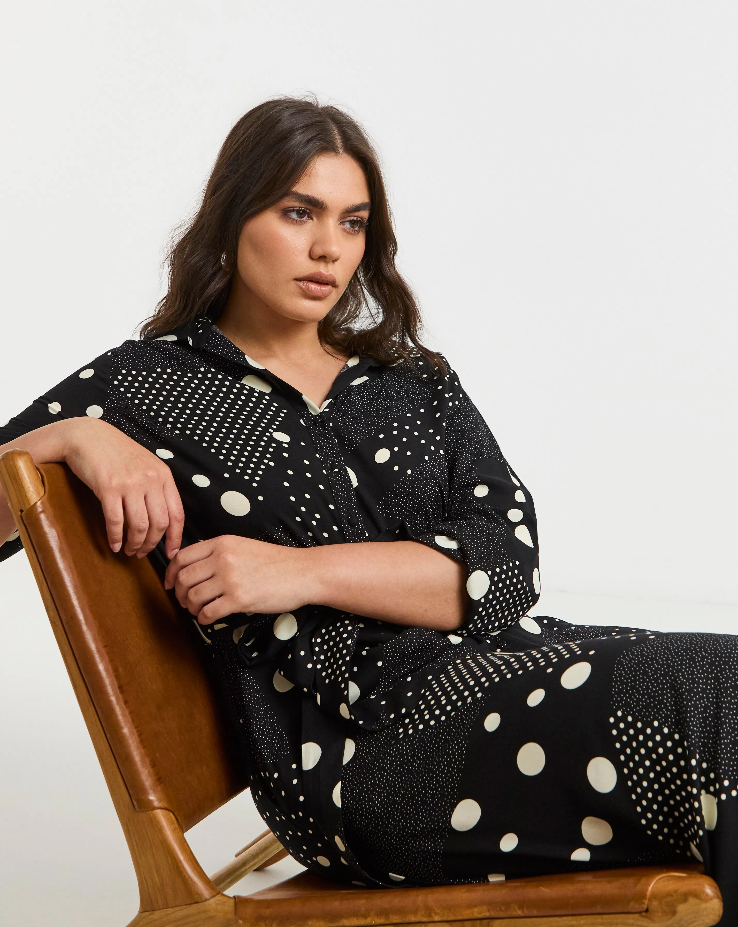 129898-black-spot-print-spun-viscose-belted-shirt-dress-1.webp
