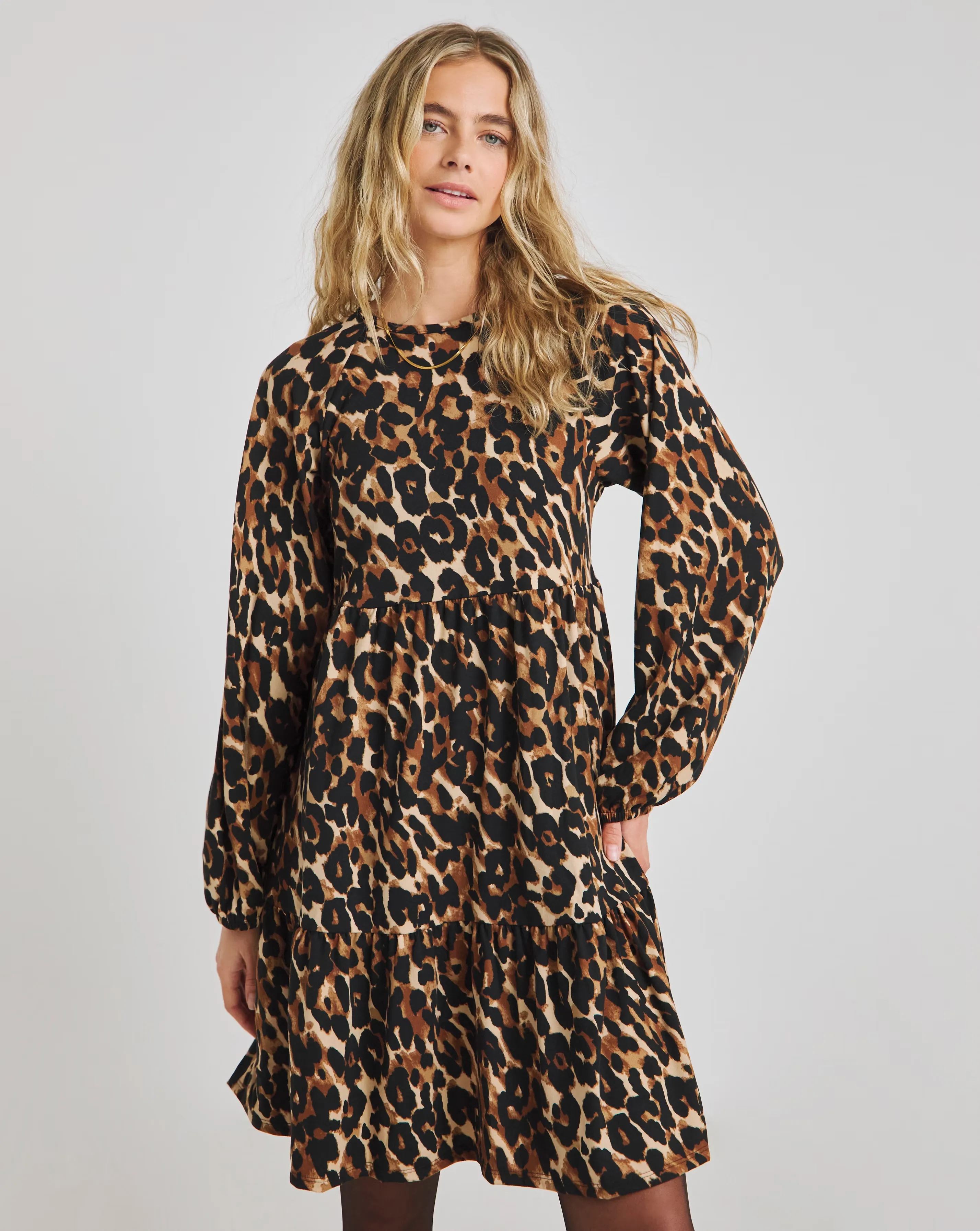 Leopard Supersoft Tiered Smock Dress 1 130145-leopard-supersoft-tiered-smock-dress-1.webp