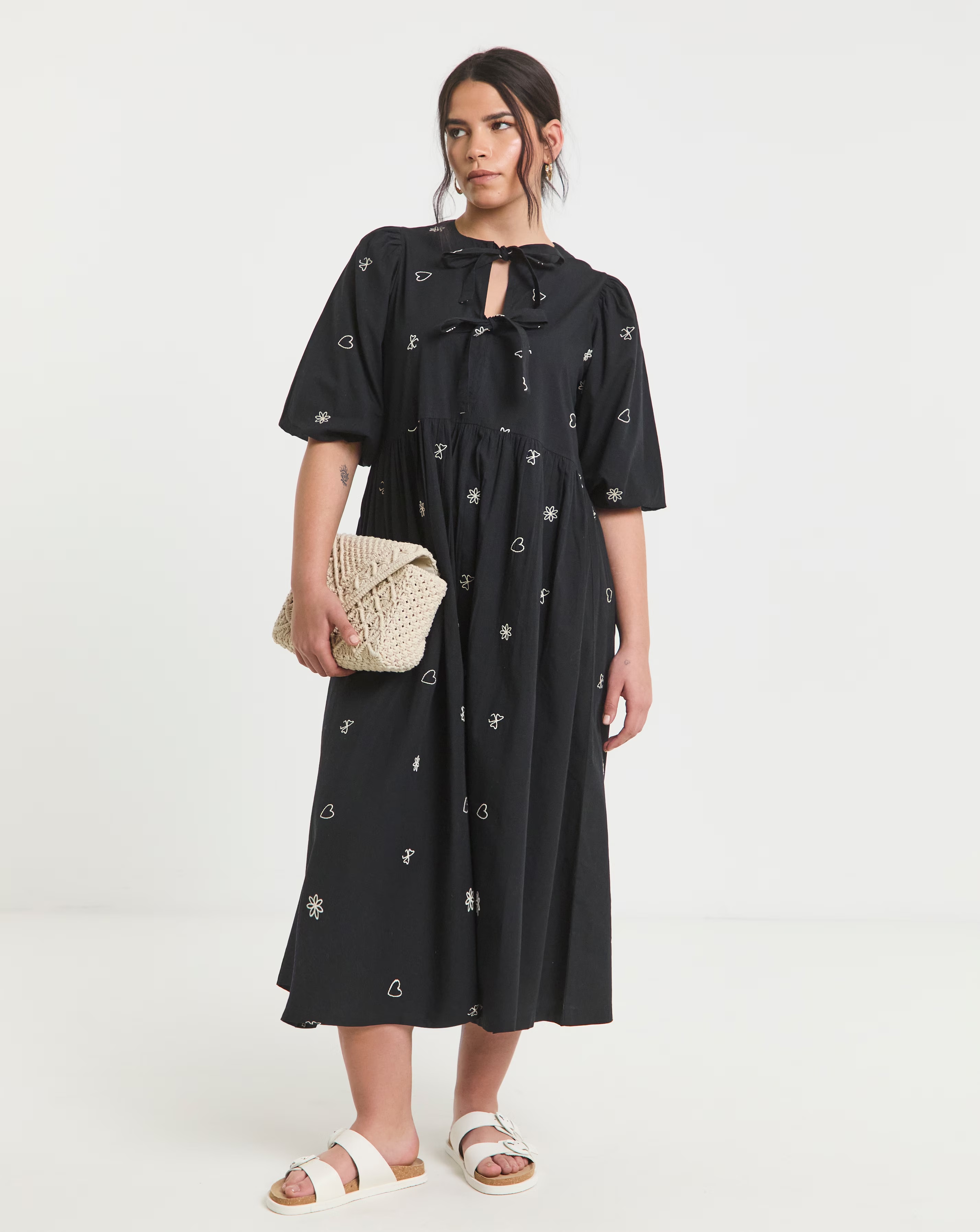 Black Embroidered Bow Front Midi Dress 1 130610-black-embroidered-bow-front-midi-dress-1.jpg