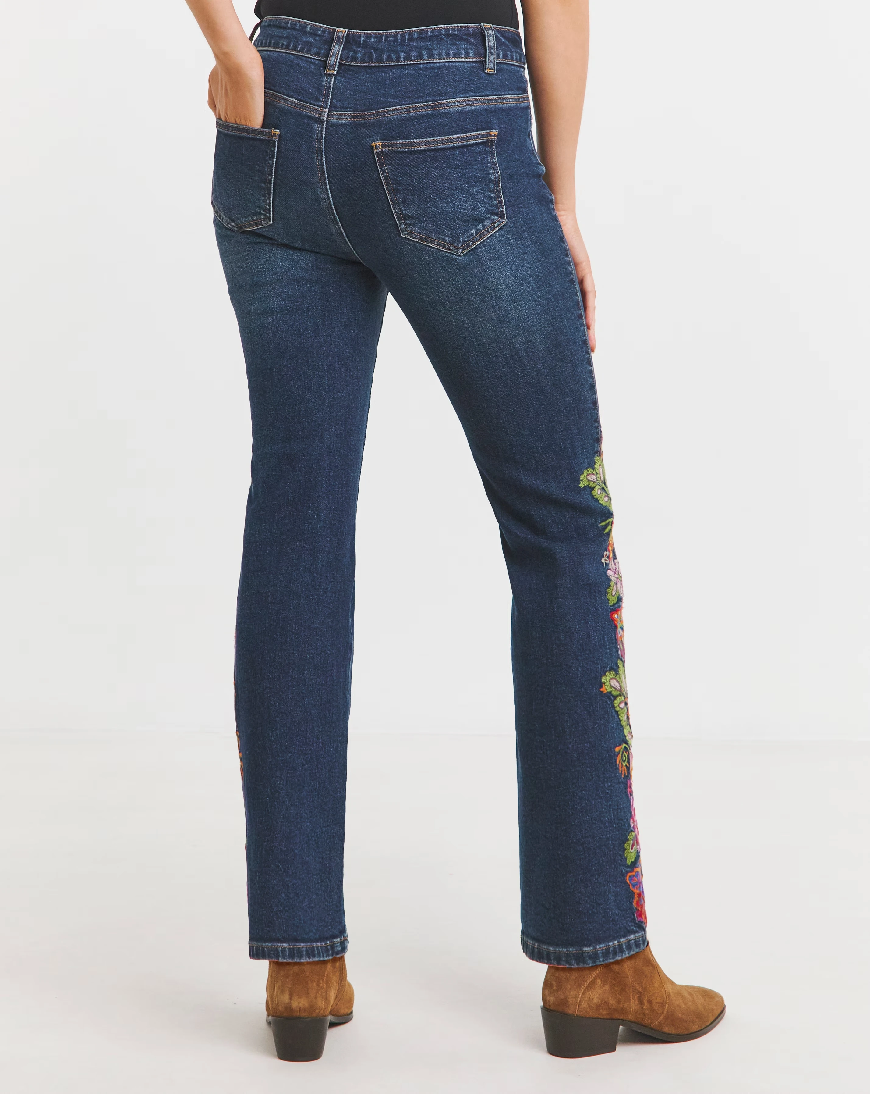 Joe Browns Valentina Boot Cut Embroidered Jeans