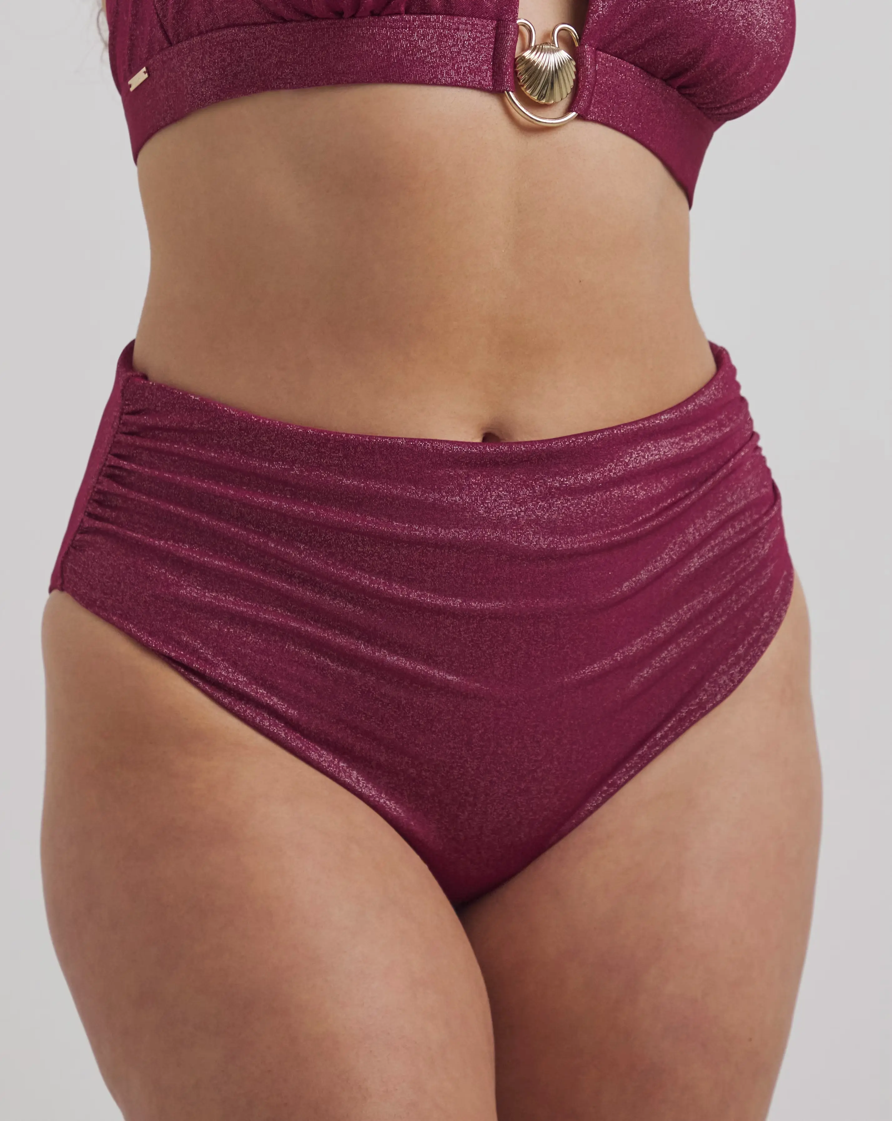 Figleaves Curve Cancun High Waist Bikini Bottoms