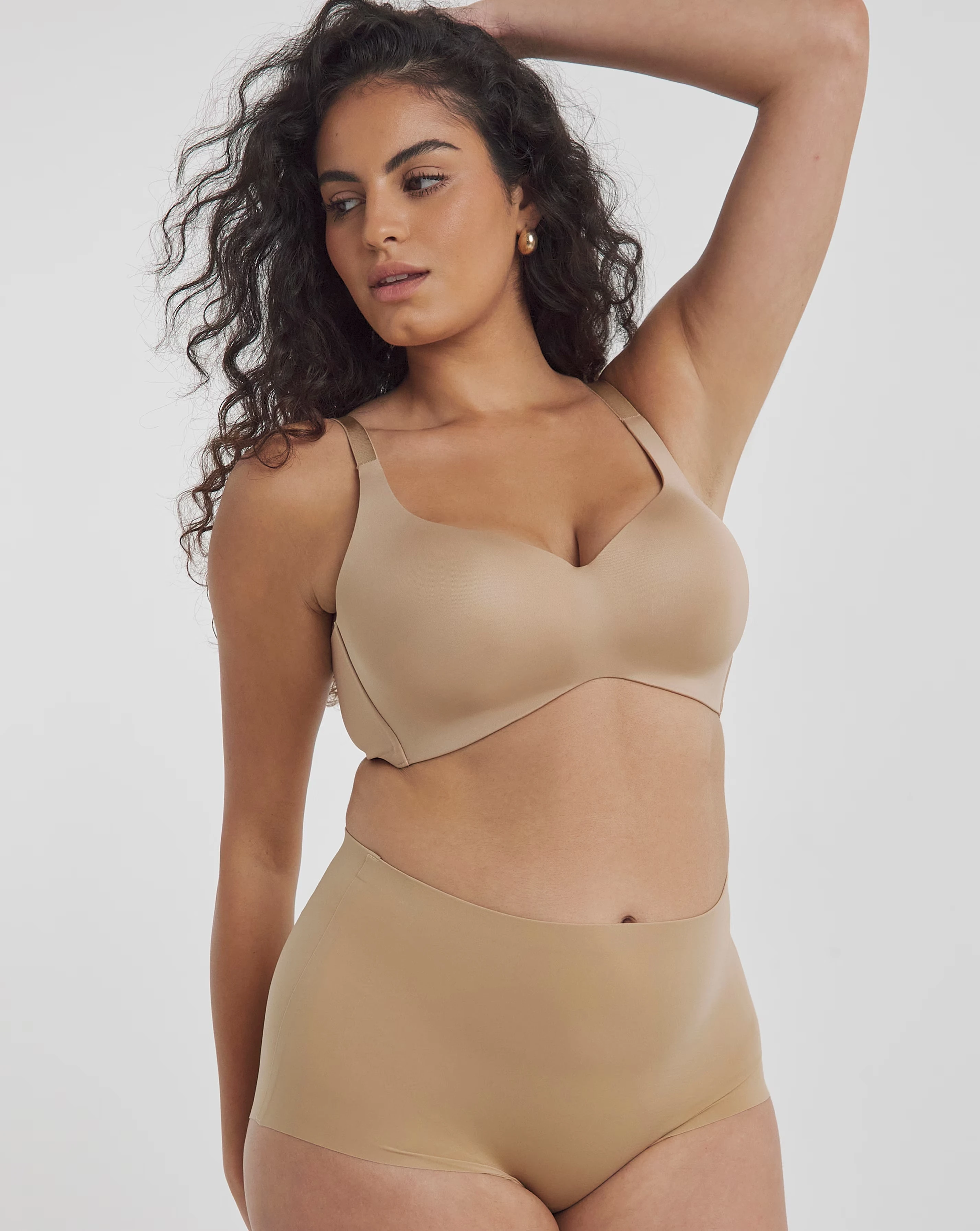 MAGISCULPT Medium Control Smooth & Sculpt Shapewear Full Brief Knicker Almond