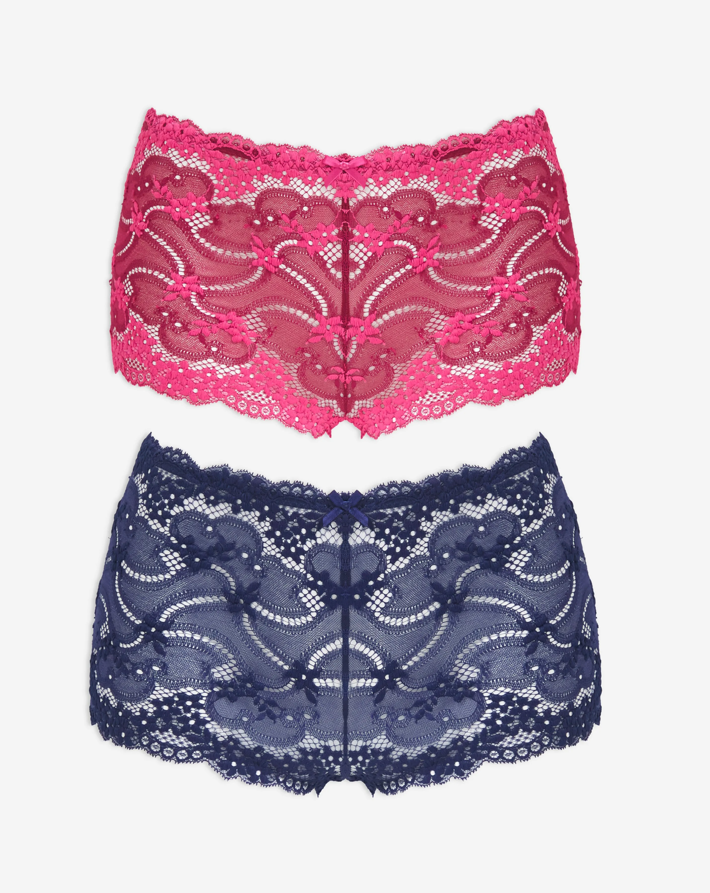 14559-pretty-secrets-2-pack-grace-lace-short-brief-knickers-raspberry-navy-1.webp