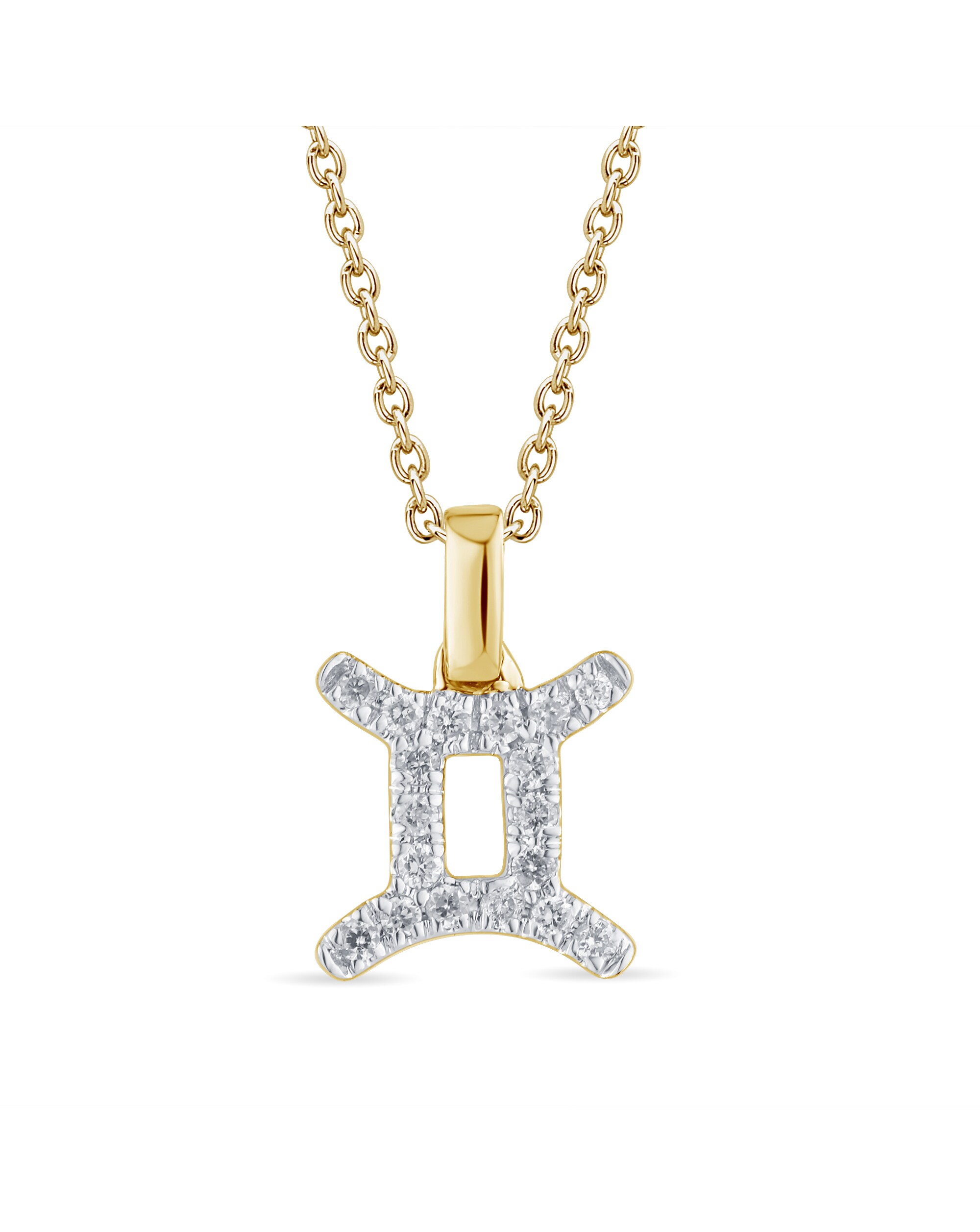 9ct Gold Diamond Gemini Pendant on 18 inch chain 1 152311-9ct-gold-diamond-gemini-pendant-on-18-inch-chain-1.jpg