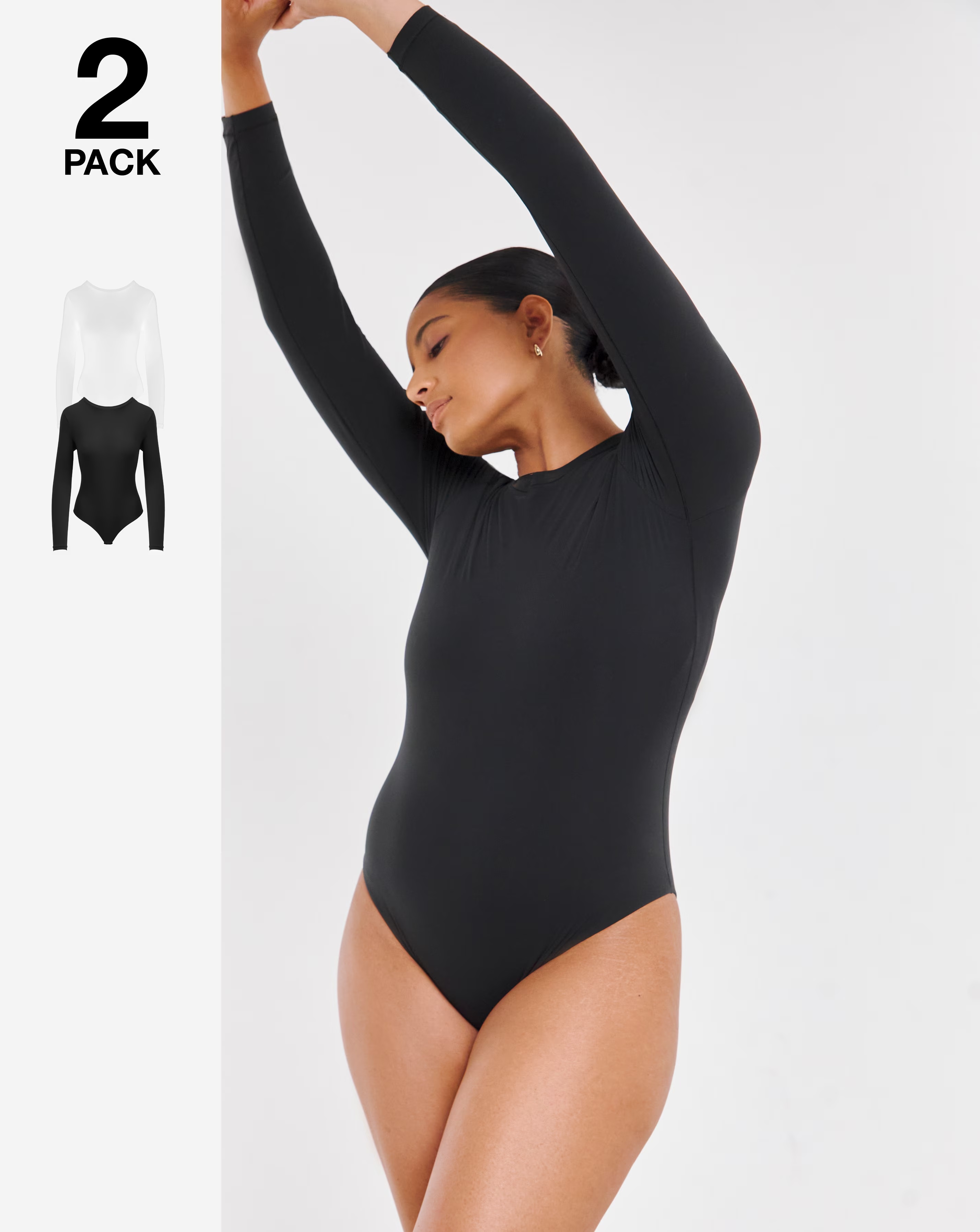 MAGISCULPT Light Control (2 Pack) Smoothing Long Sleeve Bodysuits Black/White 1 15640-magisculpt-light-control-2-pack-smoothing-long-sleeve-bodysuits-black-white-1.jpg