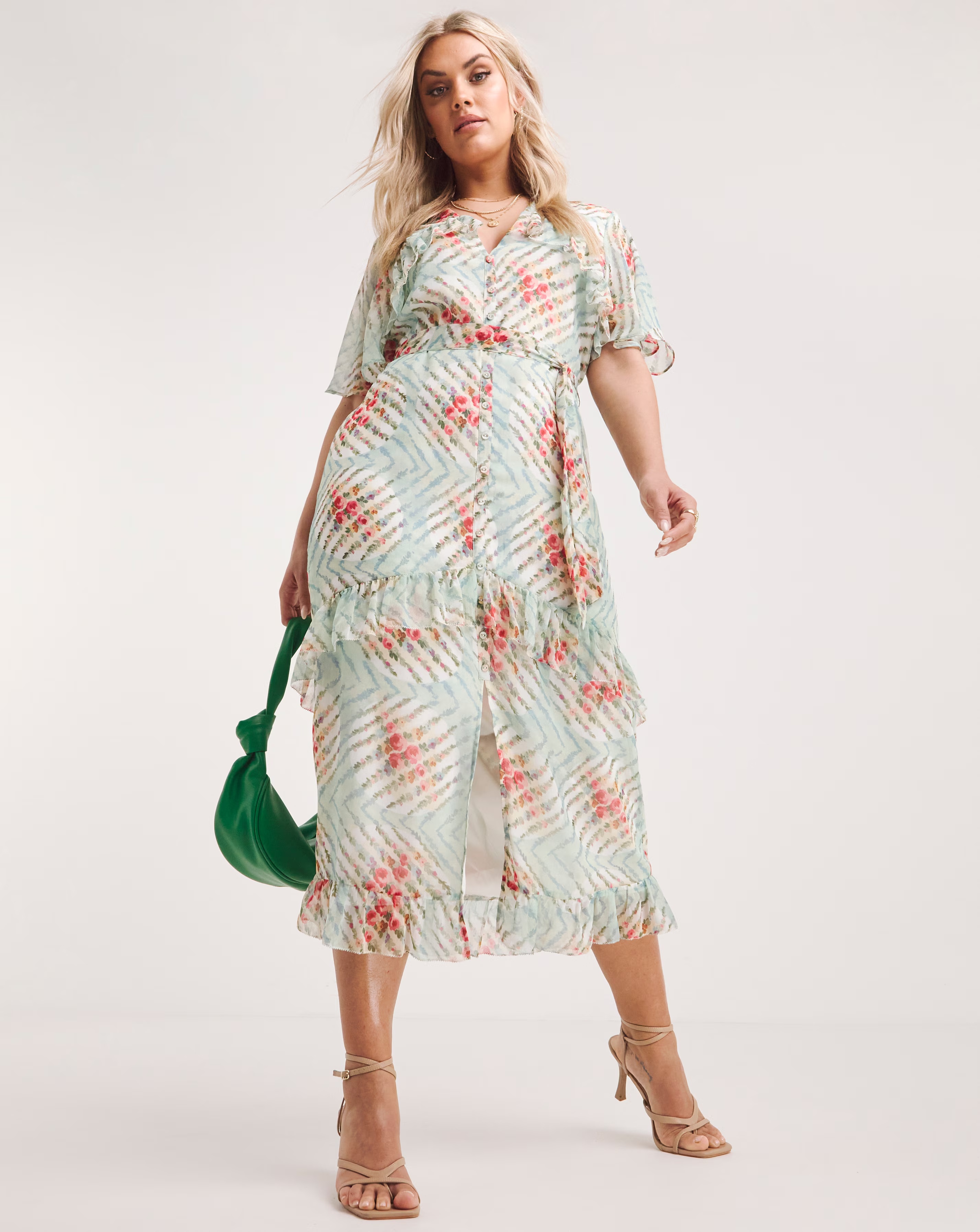 Hope & Ivy Lotta Floral Maxi Dress